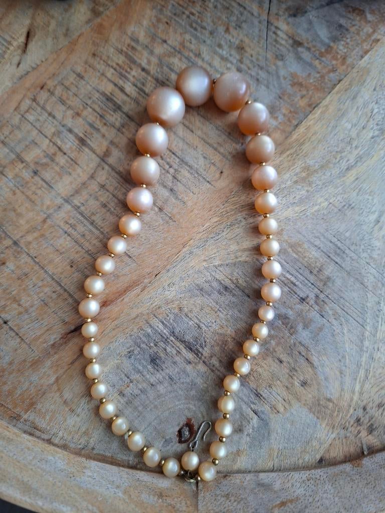 Leuke ketting te koop, Ophalen of Verzenden, Zo goed als nieuw, Overige materialen