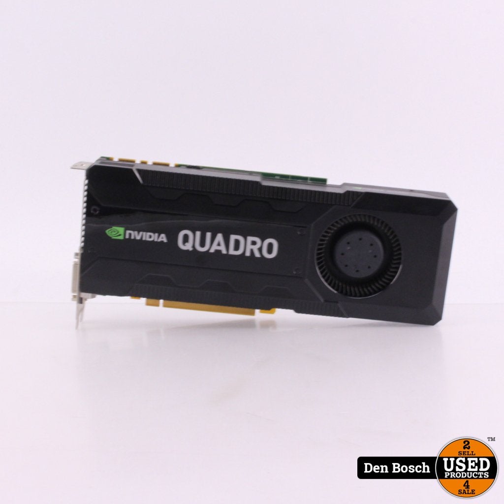 Nvidia Quadro K5000 Videokaart 4GB | Nette staat, Computers en Software, Videokaarten, NVIDIA, Gebruikt, Support@nvidia.com, 2788 San Tomas Expressway
Santa Clara, CA 95051
USA