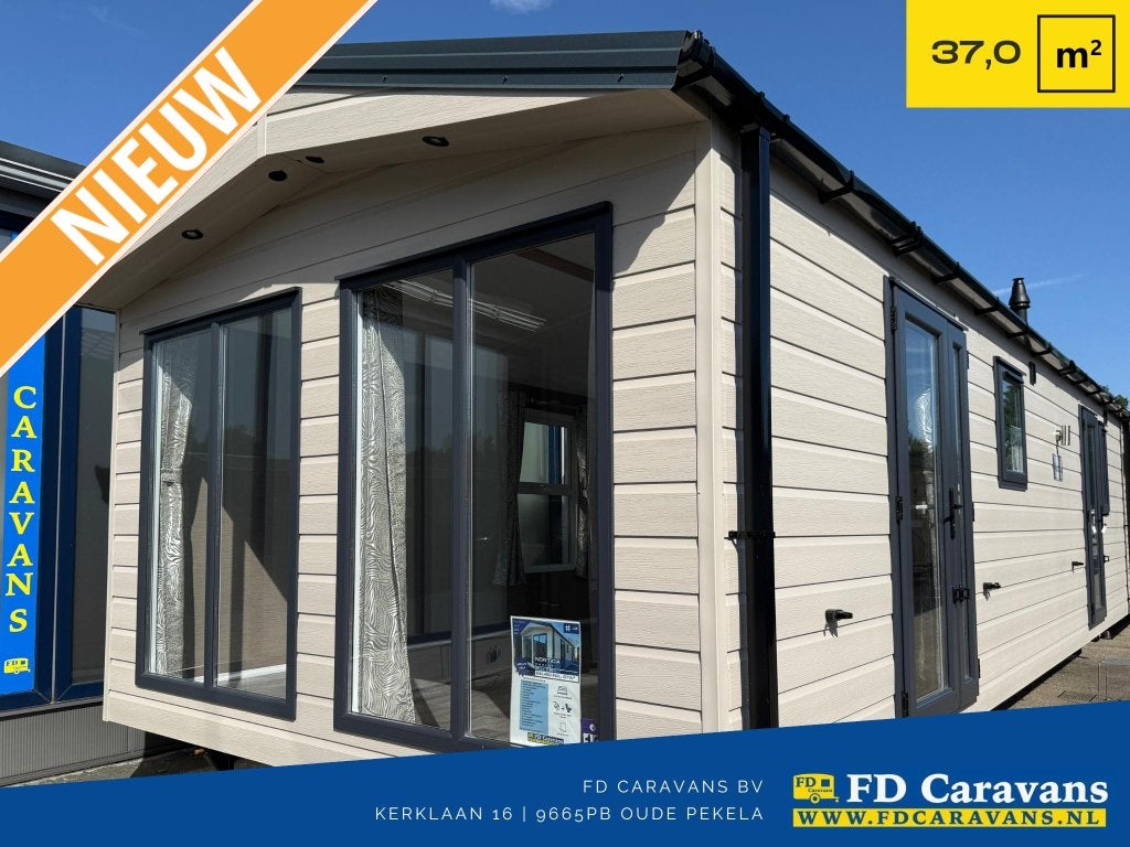 Chalet Nortica 10.00x3.70 2 Slpk DG CV, Tot en met 4