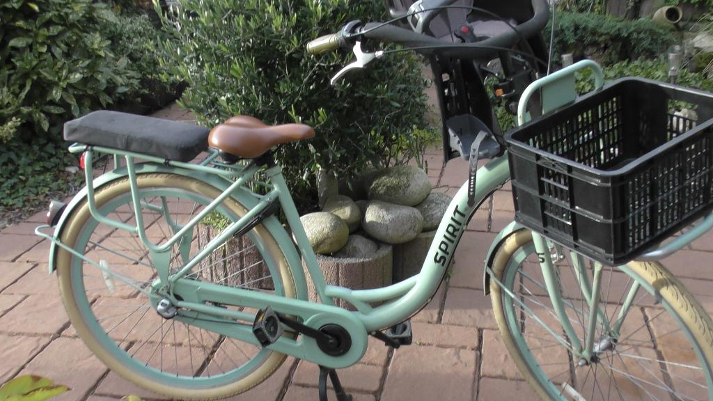moederfiets, 2 zitjes, Zo goed als nieuw, Mandje, 50 tot 53 cm