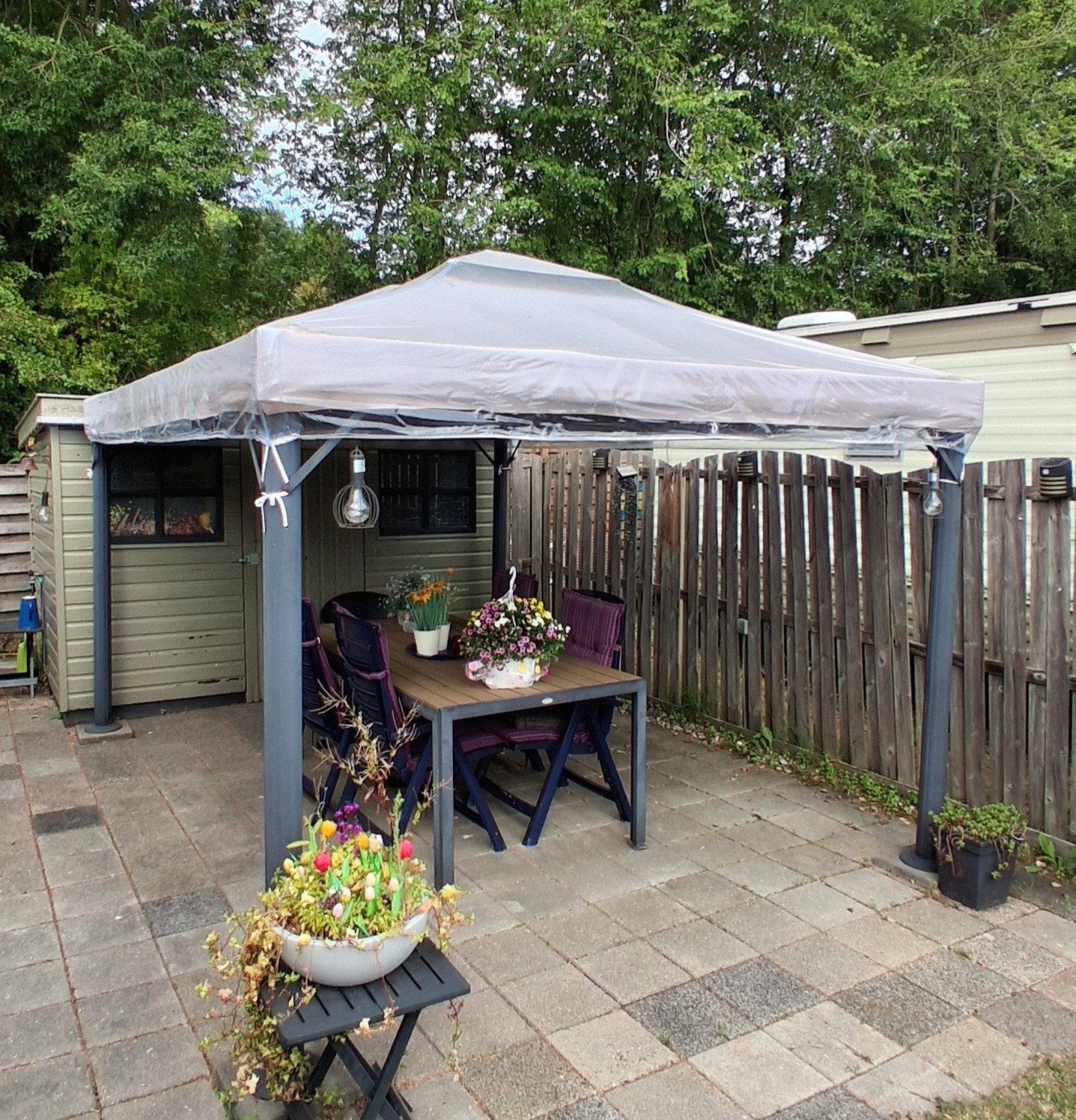 luxe tuin paviljoen 3x4 meter, Ophalen, Gebruikt, Minder dan 5 meter, Paviljoen