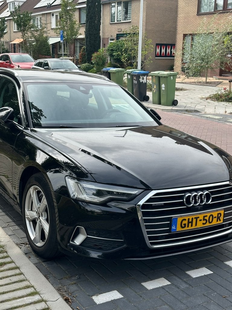 Audi A6 50 Tfsi e Quattro 299pk S Tronic 2021 Zwart, Auto's, Automaat, Dealer onderhouden, Zwart, Plug-in hybride
