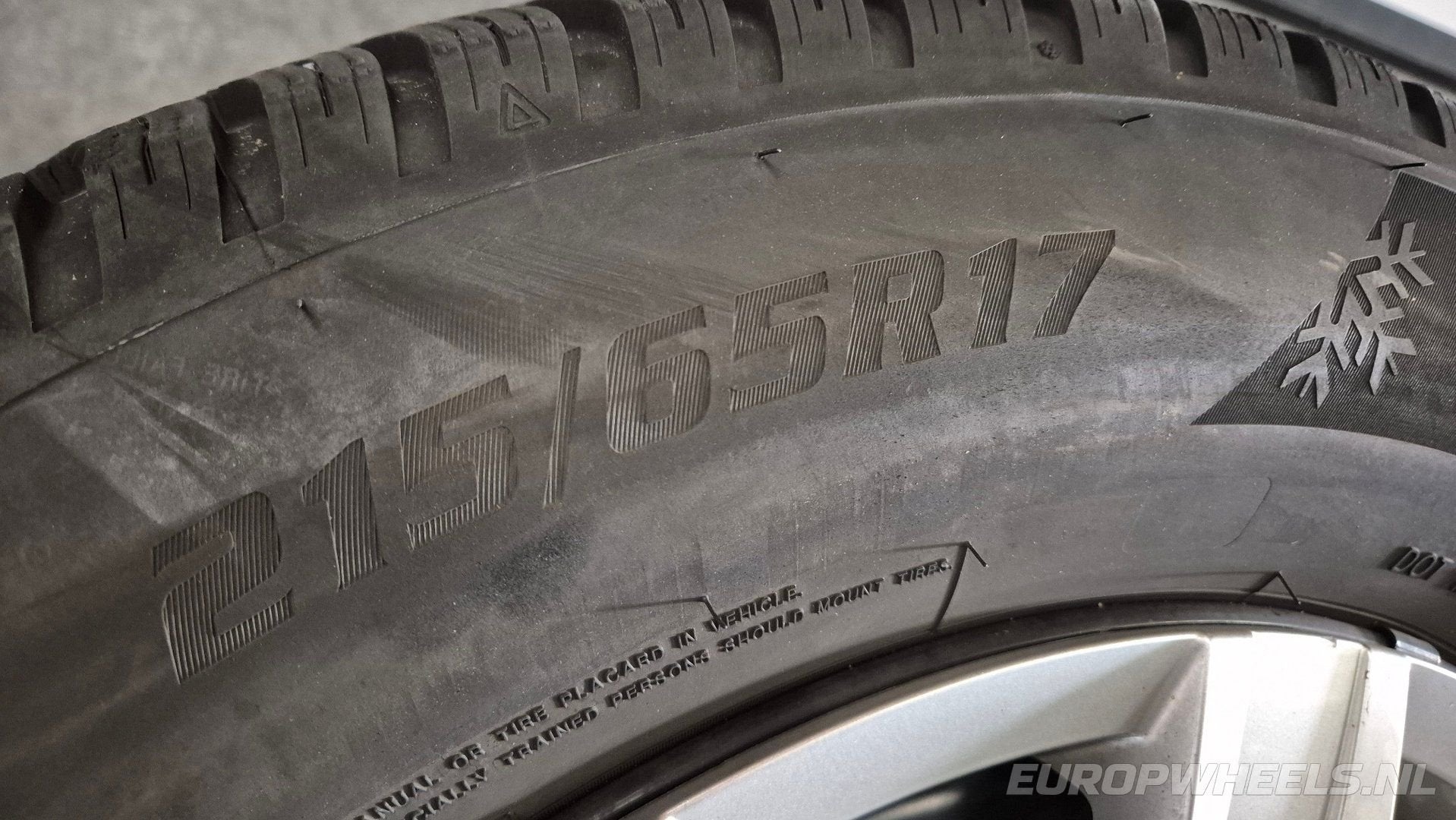 17 inch VW Tiguan Tayron Kodiaq Q3 velgen winterbanden, -, -, Banden en Velgen, 17 inch