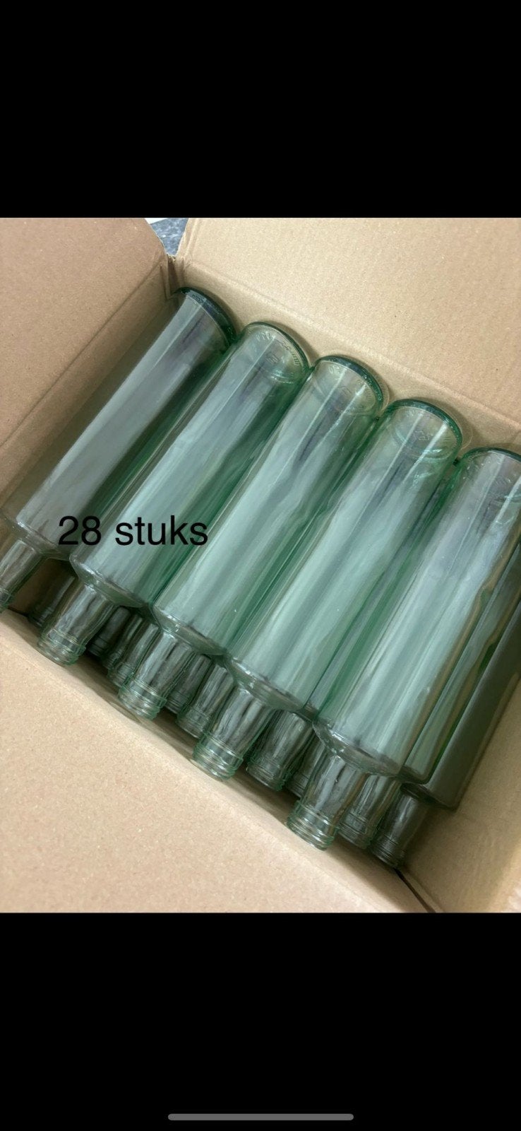Lege flessen, Ophalen of Verzenden, Nieuw, Glas, Pot, Bus of Blik