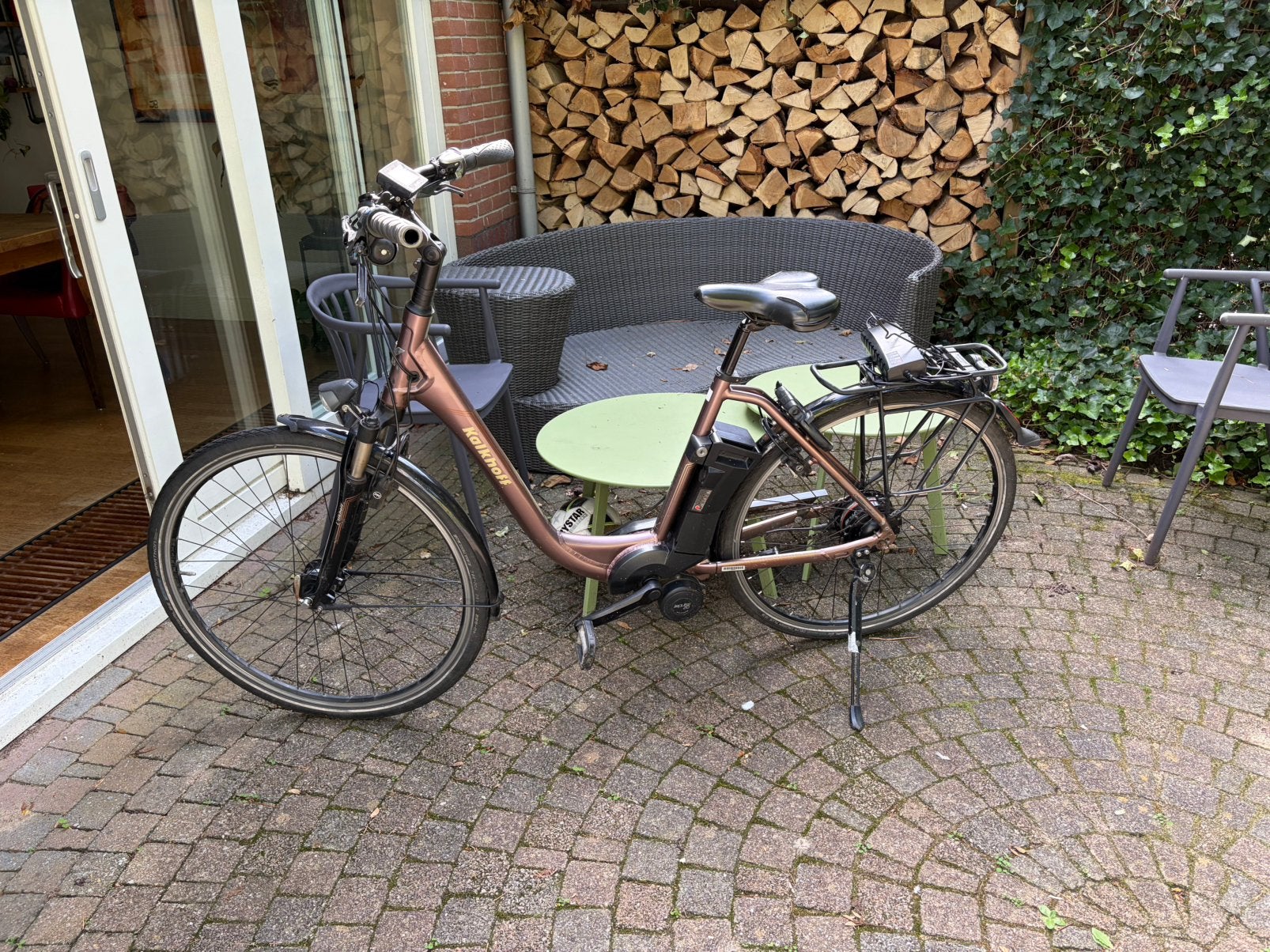 Kalkhoff met middenmotor en 171km actieradius, Fietsen en Brommers, 51 tot 55 cm, Ophalen, Zo goed als nieuw, Overige merken