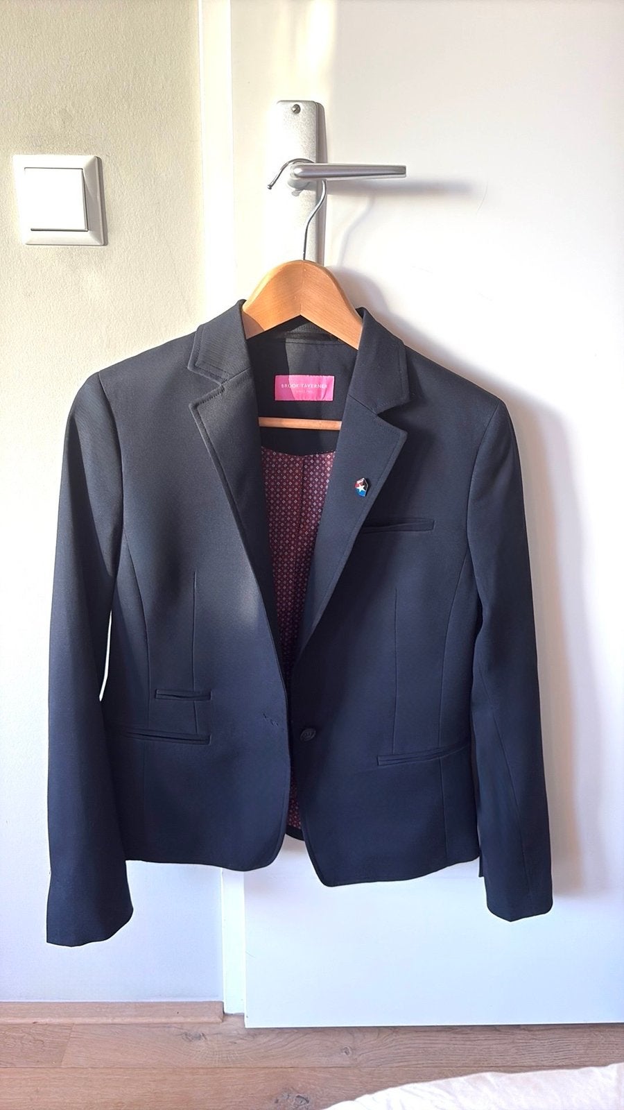 Origineel (Hoge) Hotelschool Pak Dames, Ophalen of Verzenden, Zo goed als nieuw, Maat 36 (S), Blauw