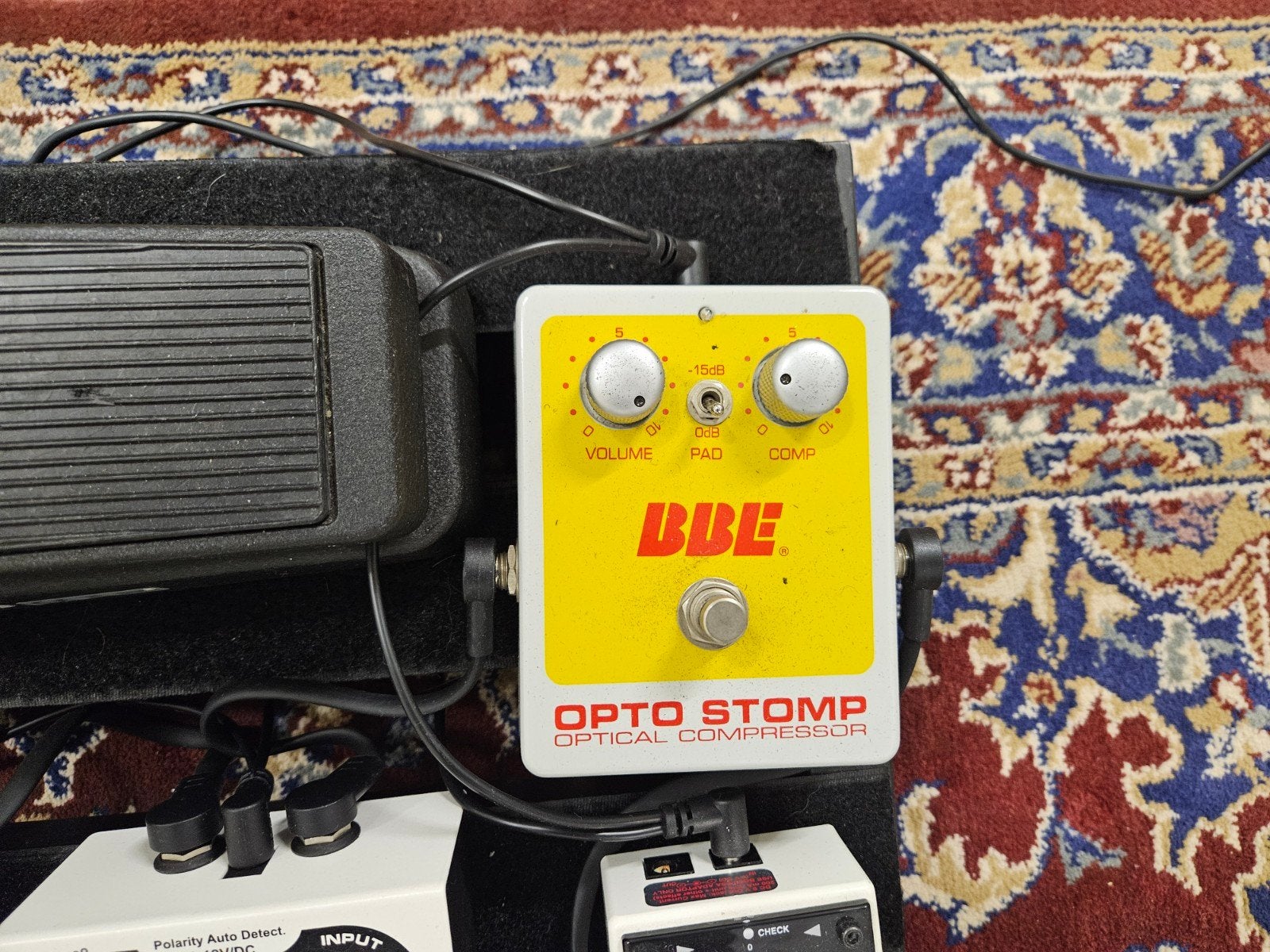 BBE Opto Stomp Optical Compressor gitaarpedaal, Ophalen of Verzenden, Gebruikt, Compressor
