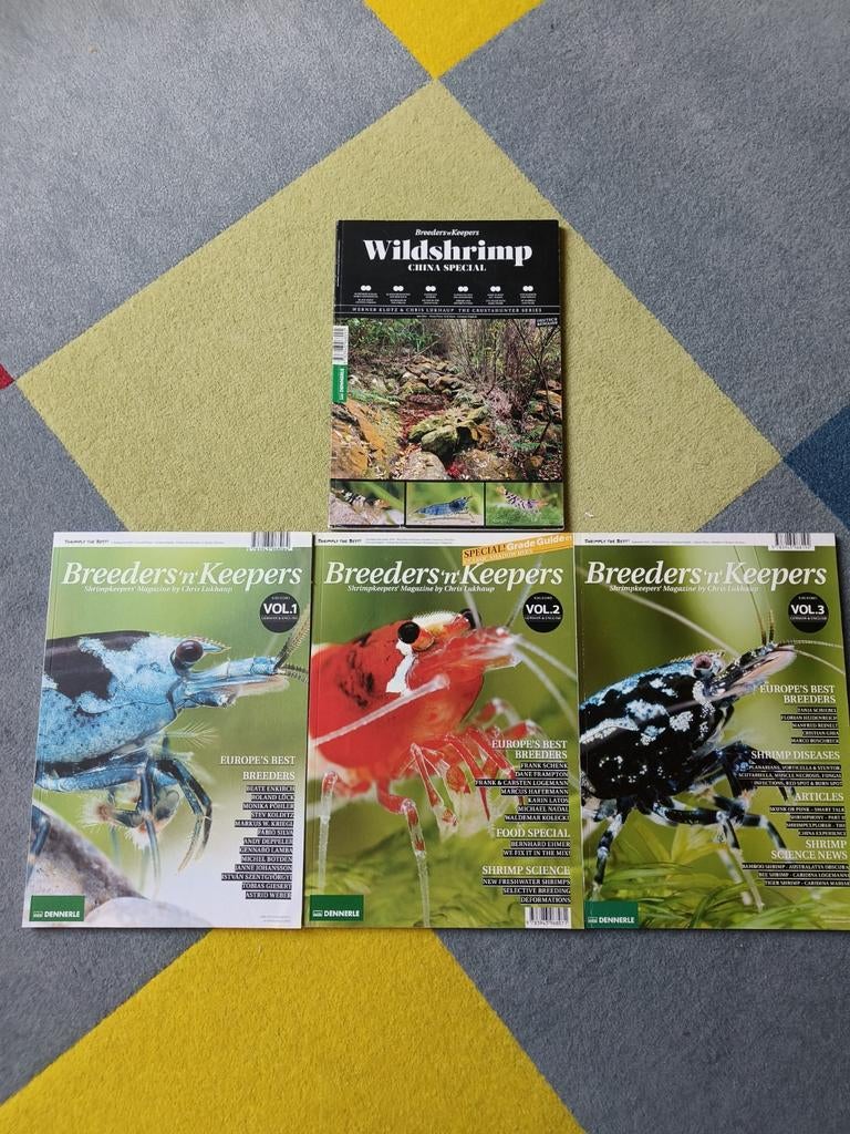 Breeders n Keepers I, II, III en special wild, Garnalen, Kreeft, Krab of Garnaal, Zoetwatervis