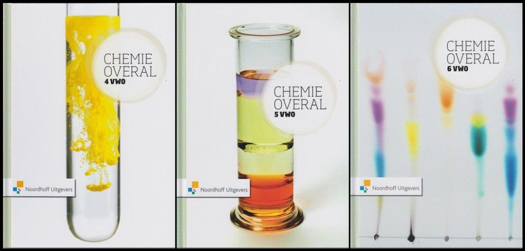 Chemie Overal VWO 4, 5, 6 + Uitwerkingen & VWO 3 Scheikunde., Boeken, VWO, Scheikunde, Nieuw, Ophalen of Verzenden