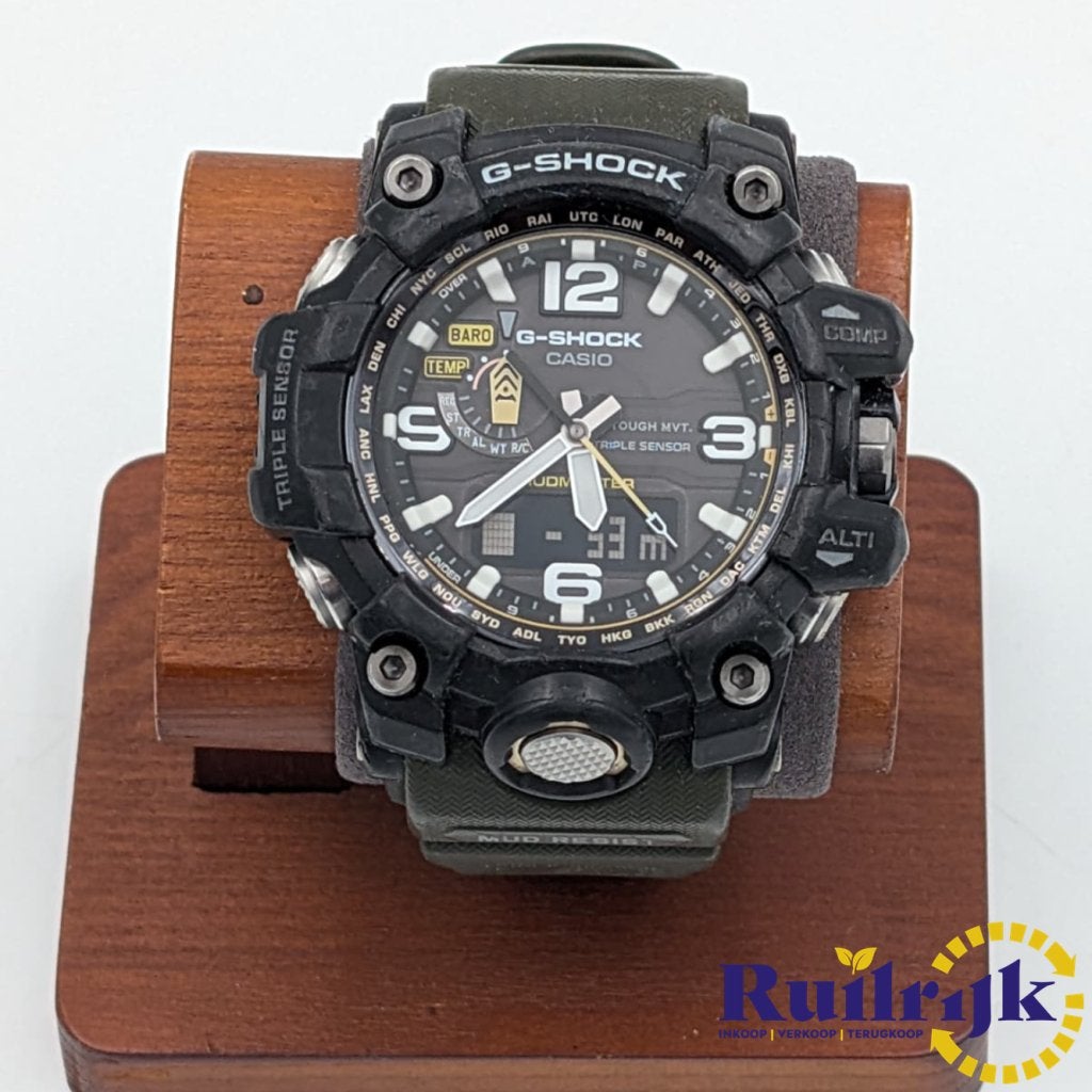 Casio G-Shock GWG-1000-1AER Mudmaster - Met garantie, Casio, Zo goed als nieuw, Support@casio.com, 6-2, Hon-machi 1-chome
Shibuya-ku, Tokyo 151-8543
Japan