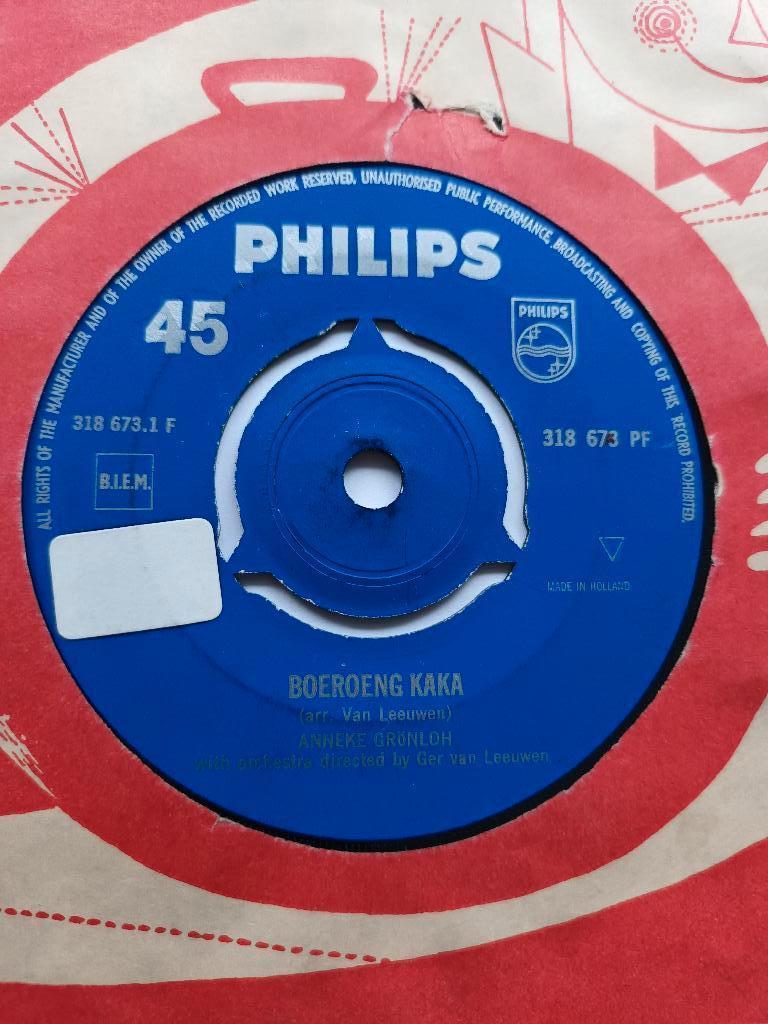 Anneke Gronloh - Boeroeng Kaka  (Philips 318 673), Overige genres, 7 inch, Single, Ophalen of Verzenden