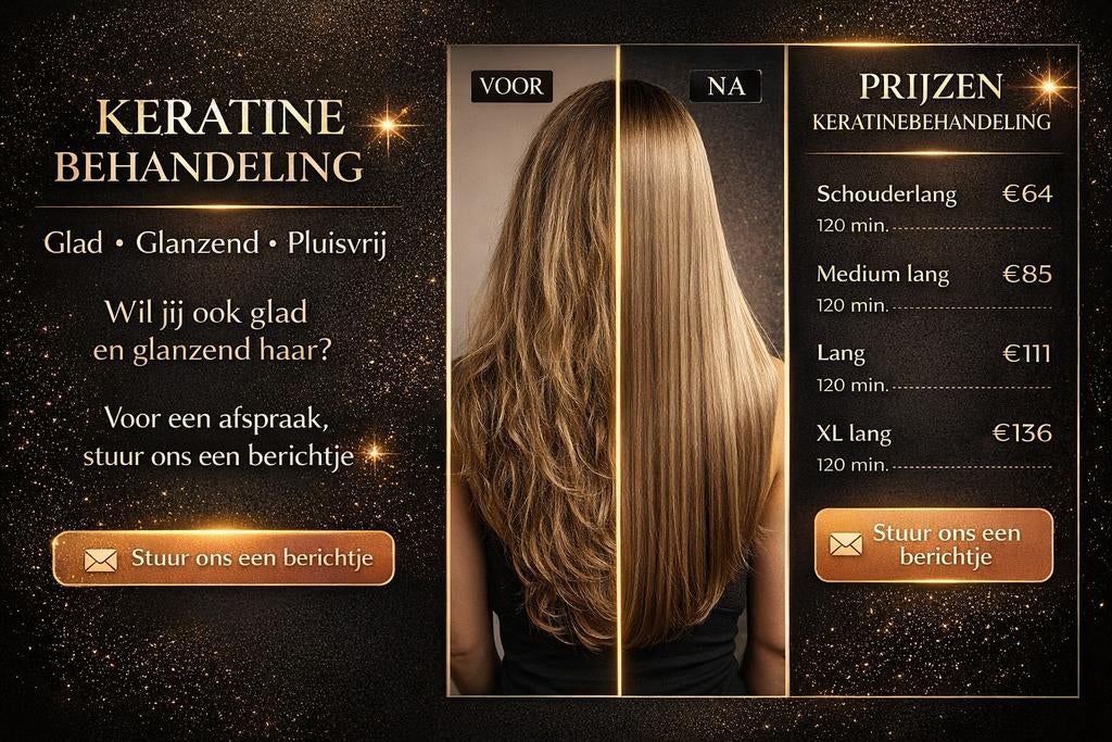 Keratine behandeling, Sieraden, Tassen en Uiterlijk, Uiterlijk | Haarverzorging, Ophalen of Verzenden, Nieuw