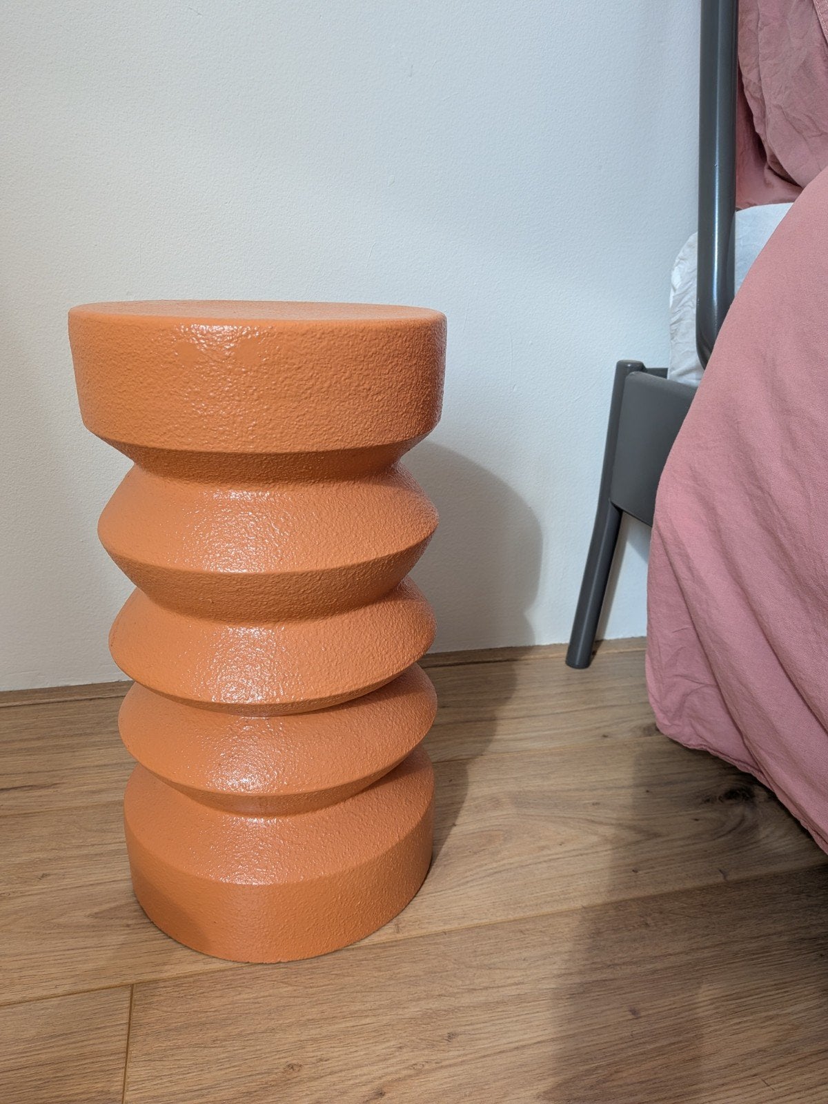 HK Living bijzettafel stoneware terracotta, Huis en Inrichting, Ophalen, Rond, Minder dan 55 cm, 45 tot 60 cm