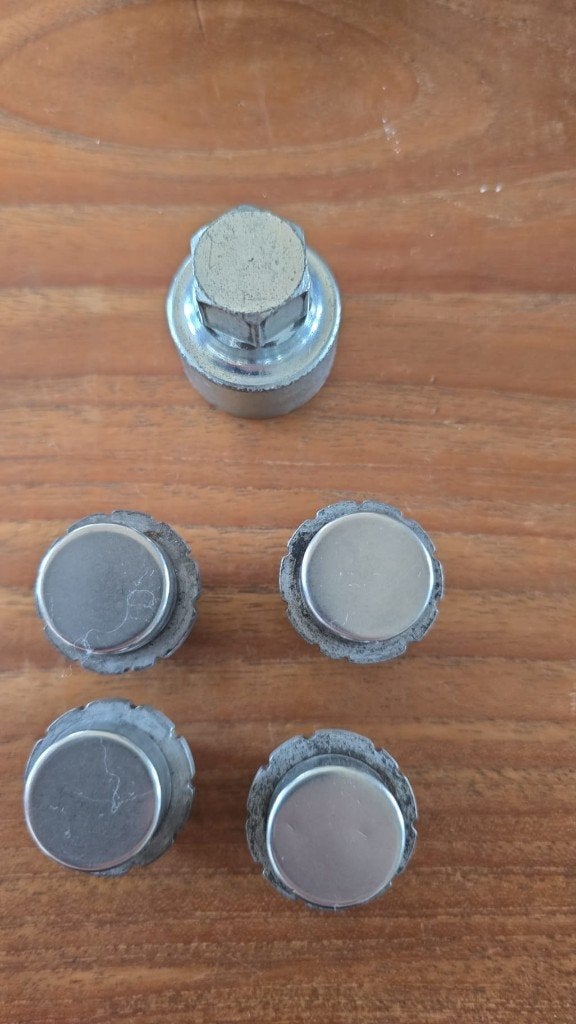 TE KOOP ANTI-DIEFSTAL WIELMOEREN, Ophalen of Verzenden, Gebruikt