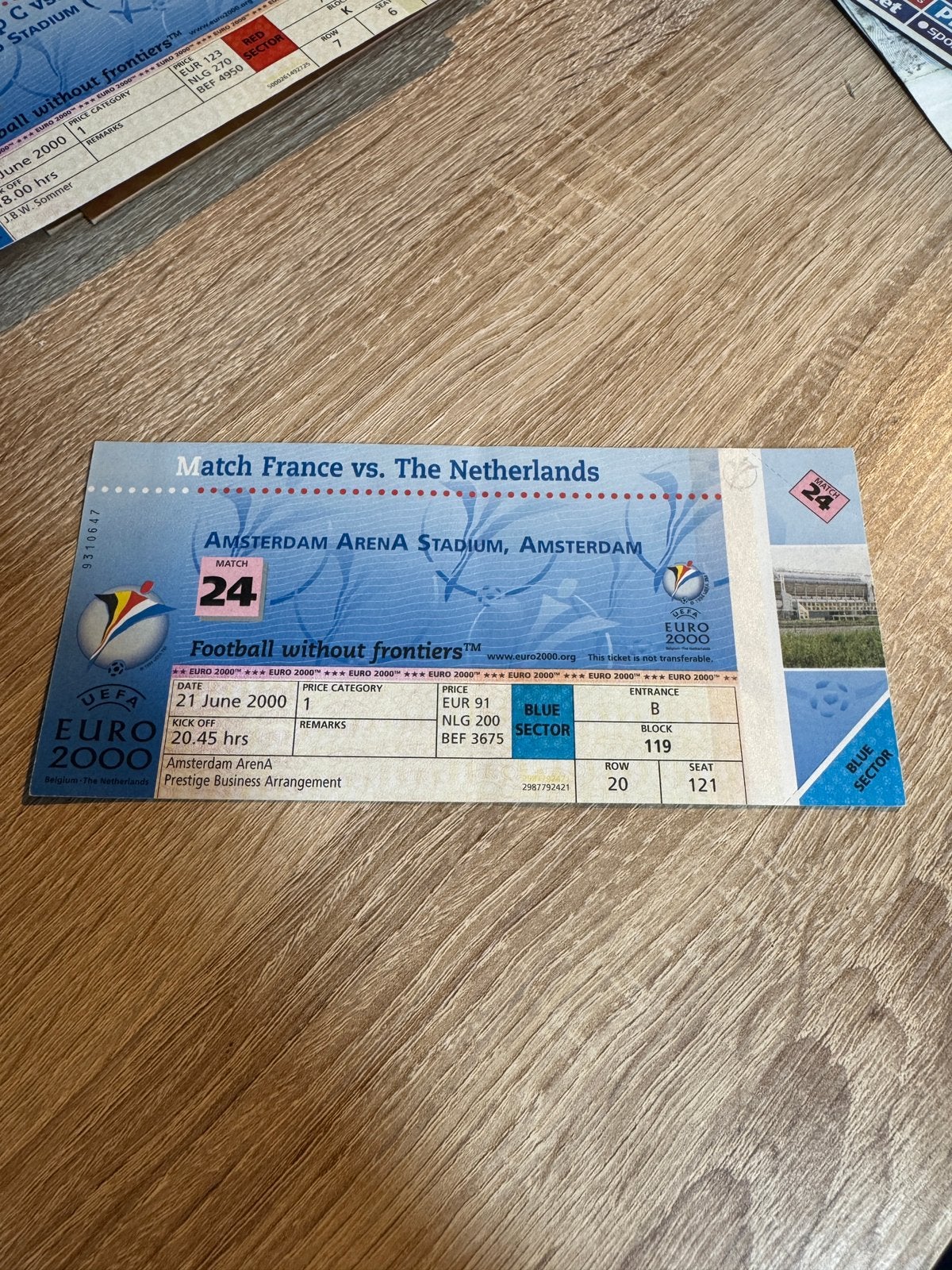 EK2000 Frankrijk - Neserland, Ophalen of Verzenden, Gebruikt, Overige binnenlandse clubs