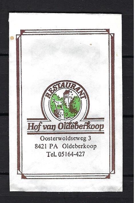 2877 Oldeberkoop rest HOF VAN OLDEBERKOOP, Ophalen of Verzenden, Nederland