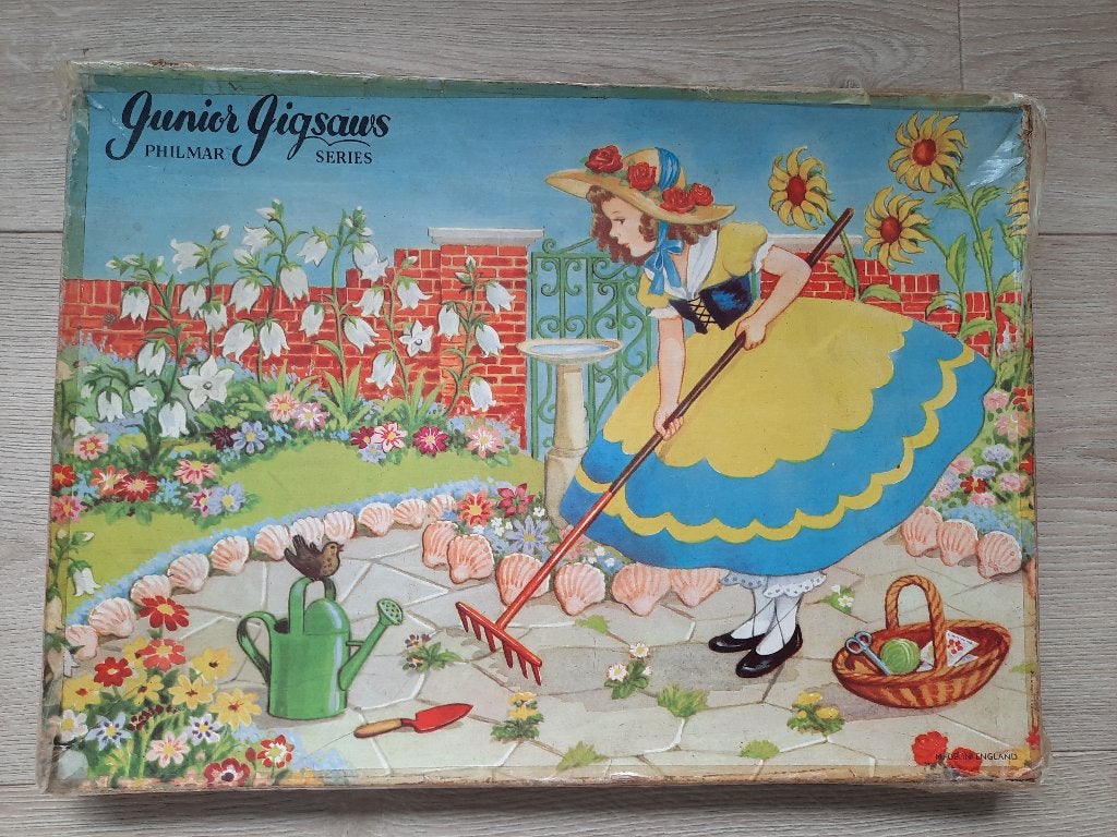Oude vintage puzzel Philmar Junior Jigsaw 35 stukjes, Ophalen of Verzenden, 10 tot 50 stukjes, Gebruikt, 4 tot 6 jaar