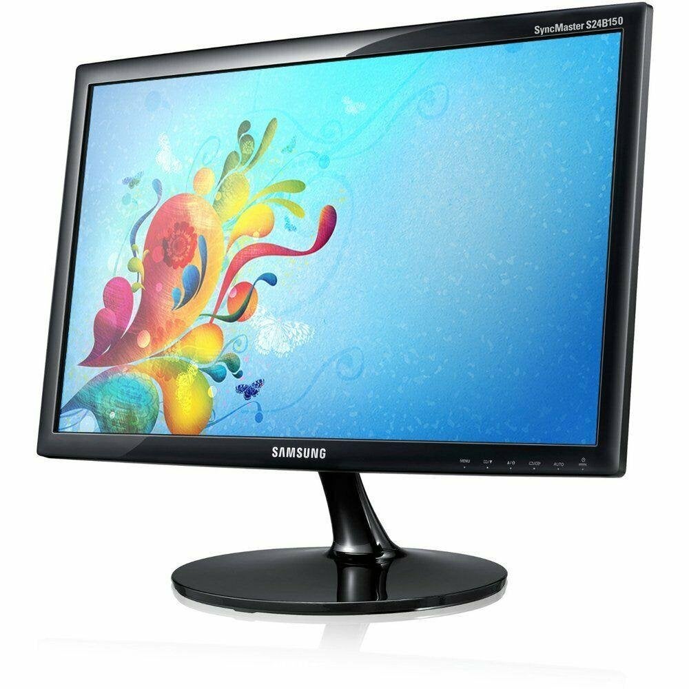 24 Inch Samsung Syncmaster S24B150BL goed voor Laptop/PC, Computers en Software, Monitoren, HDMI, Gebruikt, Kantelbaar, 101 t/m 150 Hz