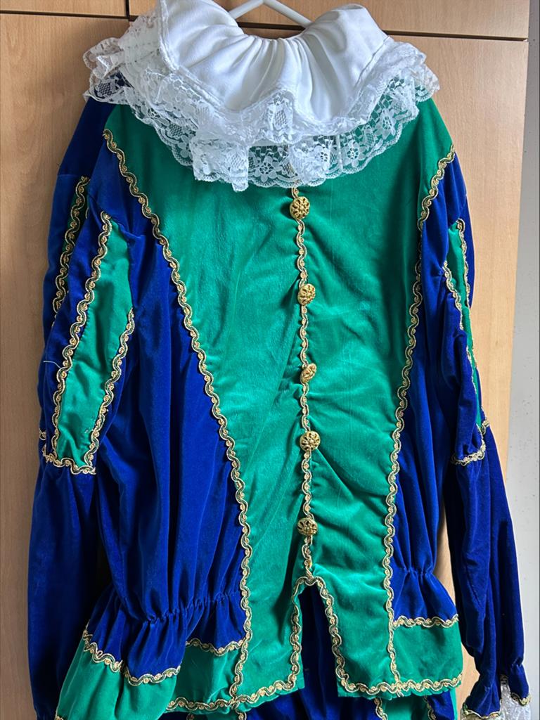 Pietenpak / Sinterklaas kostuum 2 stuks 54 large 2 kleuren, Ophalen of Verzenden, Zo goed als nieuw, Pak of Jurk