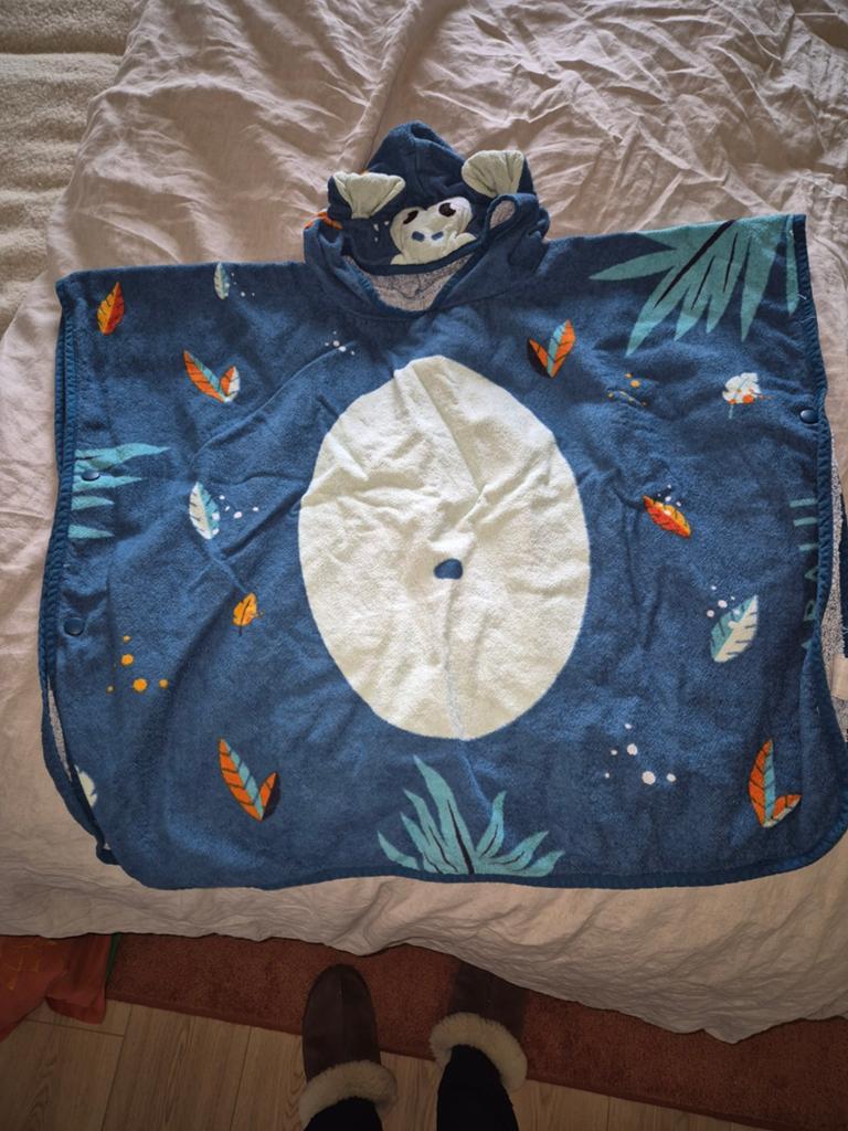 Decathlon surfponcho kleuter 3-5jr, Gebruikt, Maat 98, Jongen of Meisje, Decathlon