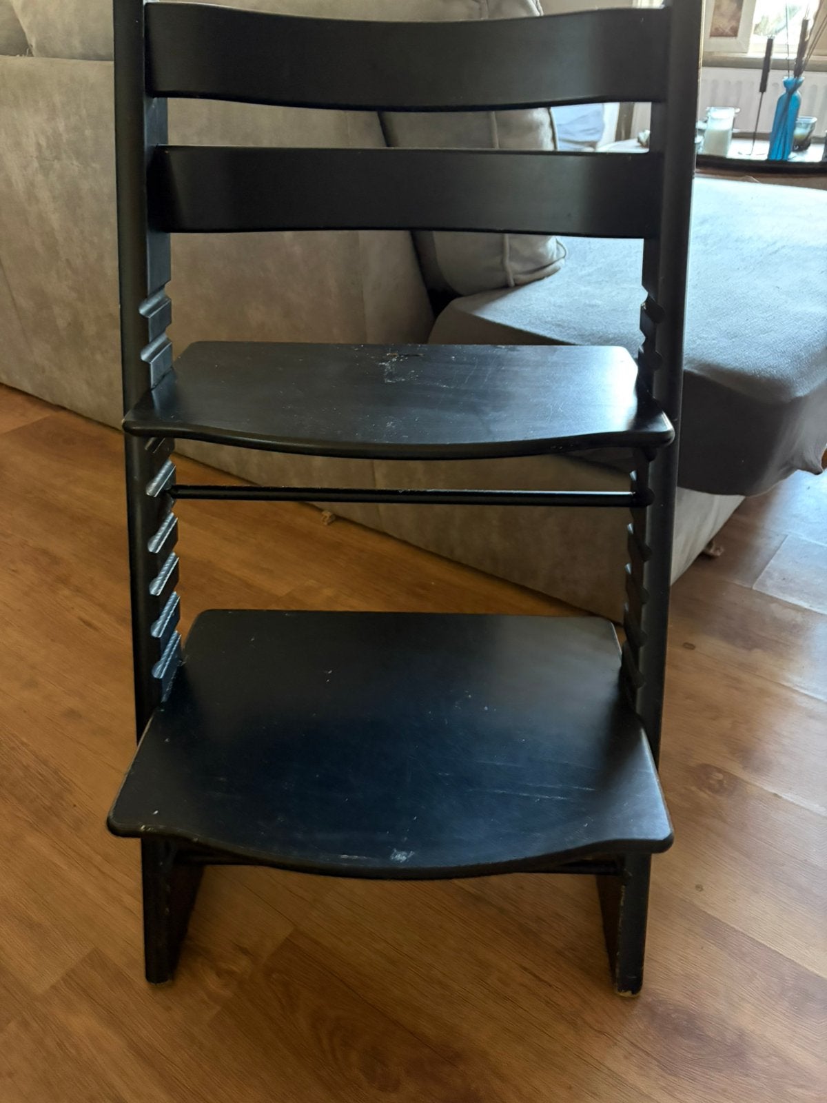 Zwarte stokke trip trapp, Kinderen en Baby's, Kinderstoelen, Ophalen, Gebruikt, Meegroeistoel