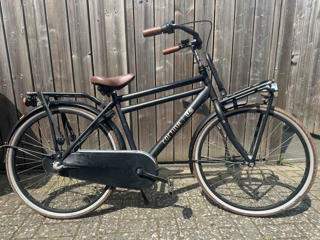 cortina fiets 26 inch, Terugtraprem, Gebruikt, Versnellingen, Ophalen