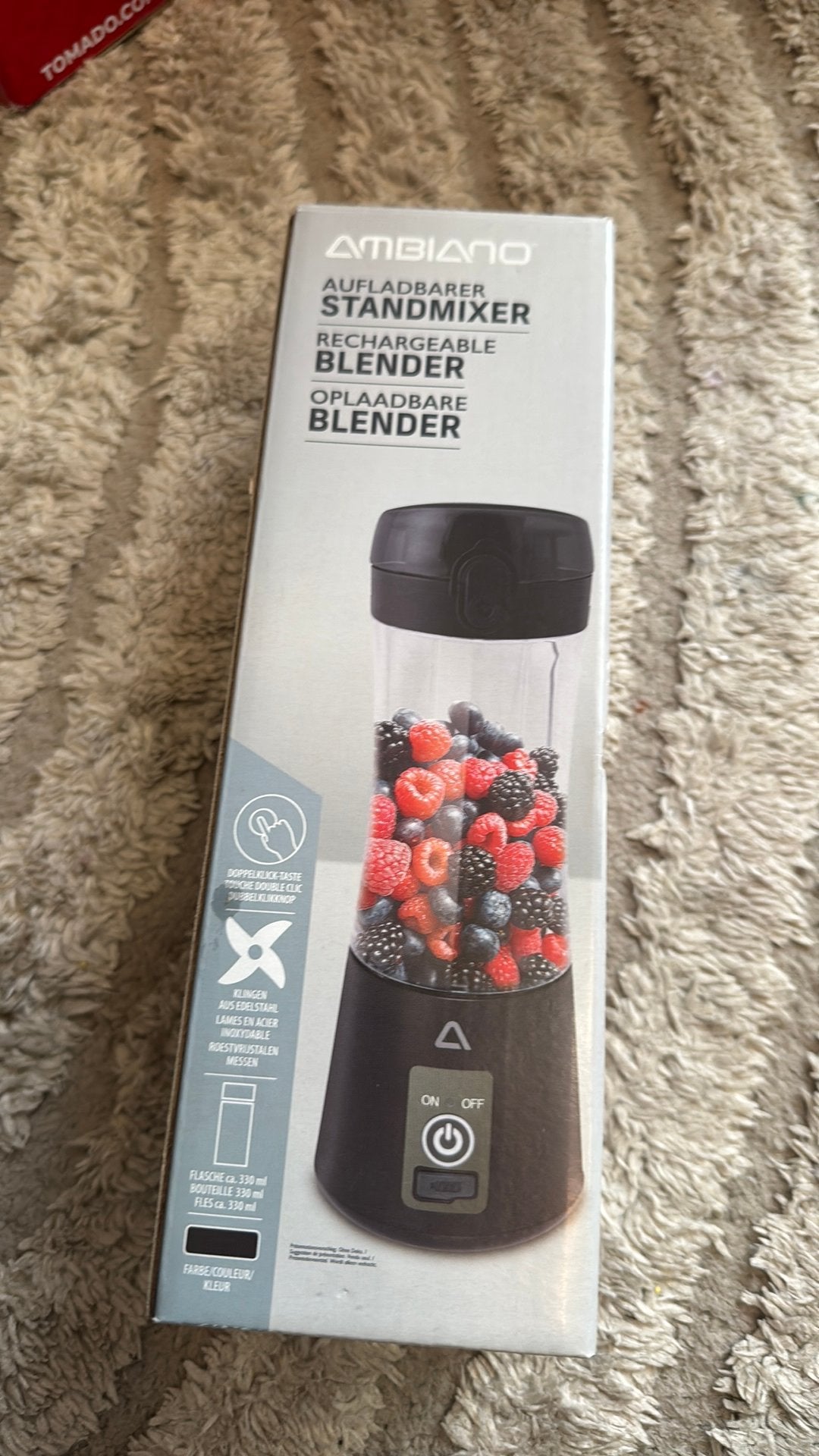 Oplaadbare blender, Ophalen of Verzenden, Zo goed als nieuw, Blender