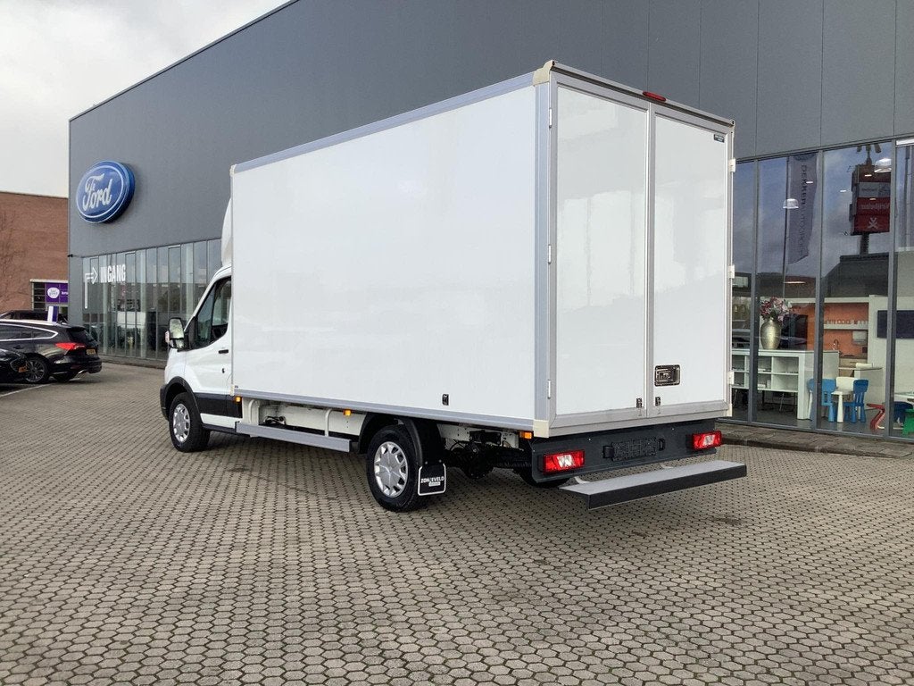 Ford Transit 350 2.0 130PK RWD L4H1 TREND BAKWAGEN CITYBOX L, Auto's, Bestelauto's, 4 cilinders, 129 pk, 3000 kg, Wit
