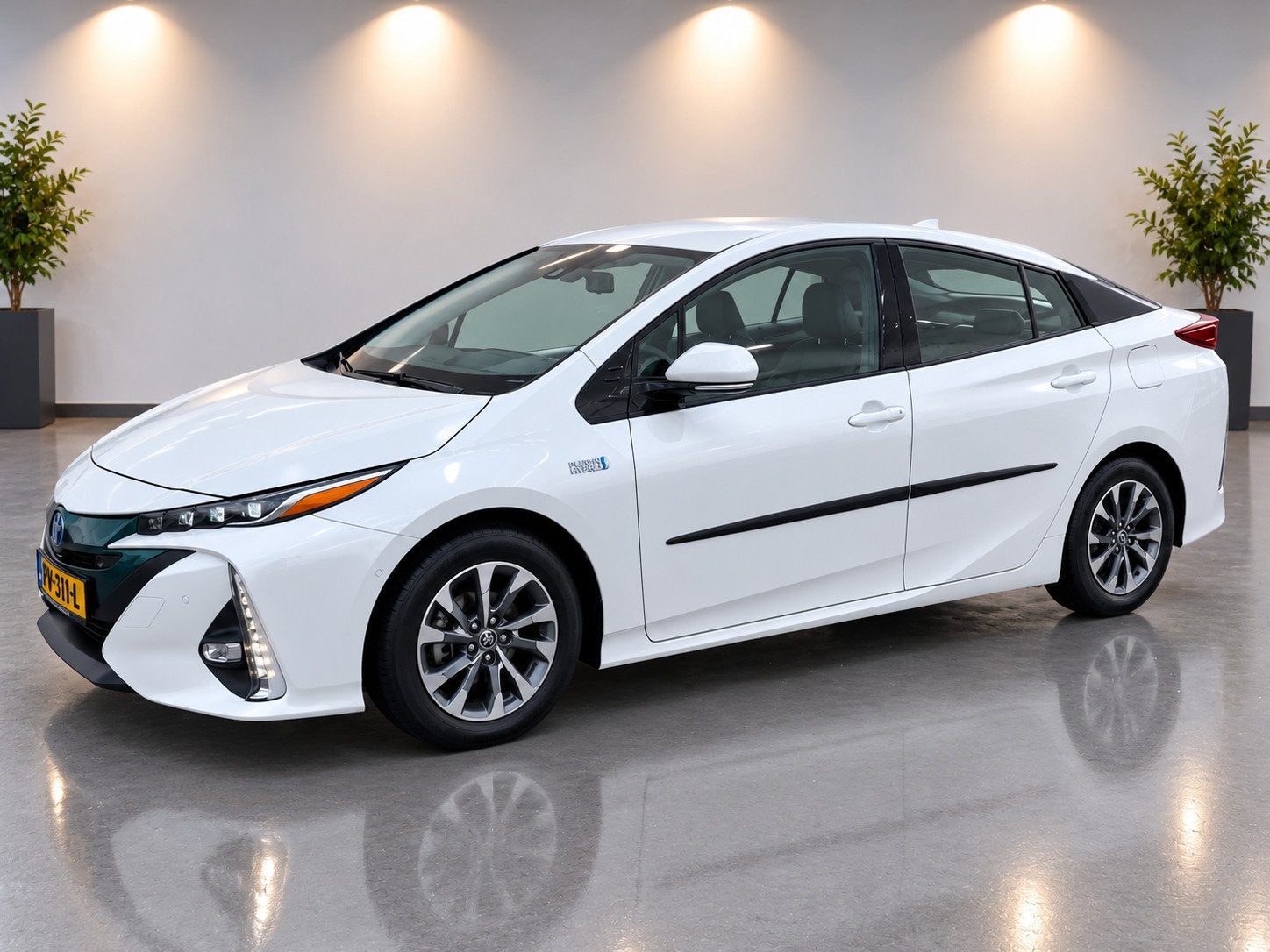Toyota Prius 1.8 Plug-in Business Plus Aut, Acc, Cam, Keyles, Gebruikt, 4 cilinders, 1505 kg, Wit