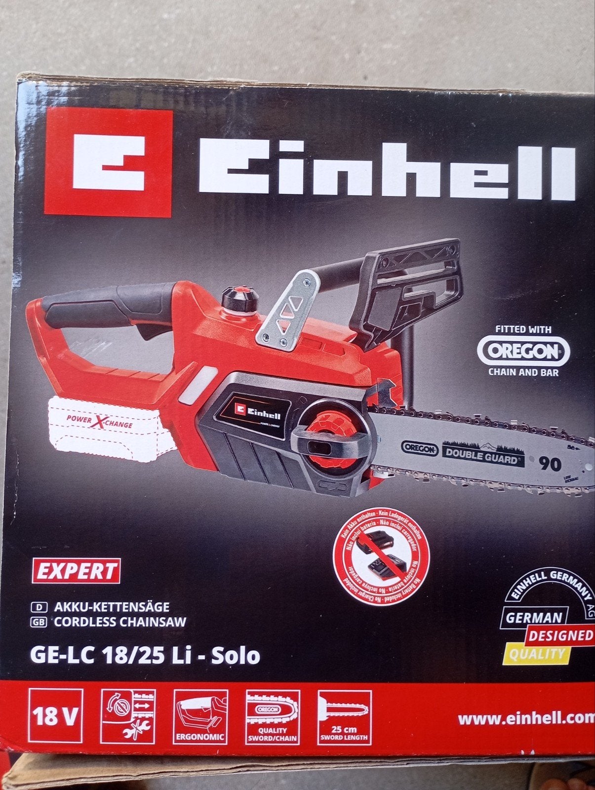Einhell elektrische kettingzaag op accu, Ophalen, Zo goed als nieuw