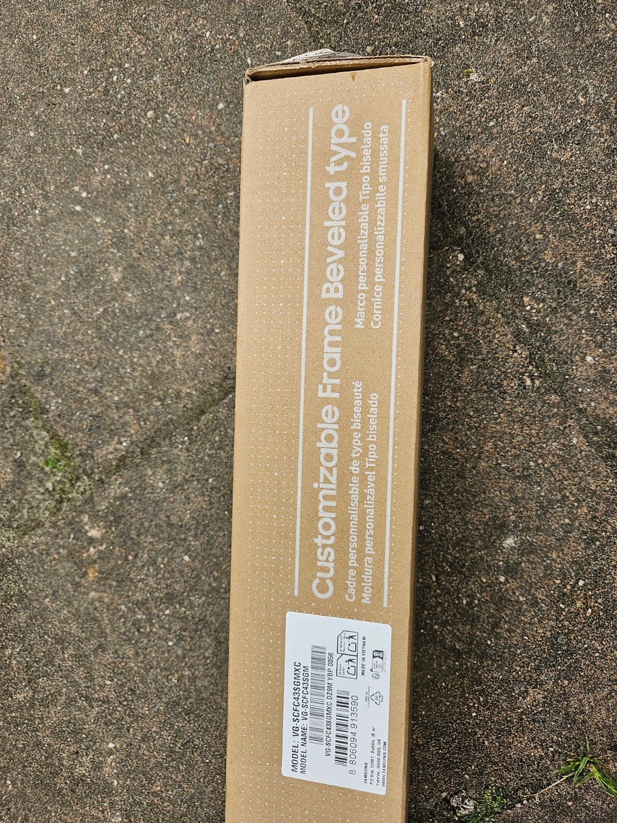 Samsung The Frame Beveled Type Lijst VG-SCFC43SGM, Ophalen, Overige materialen, Nieuw, 100 tot 125 cm