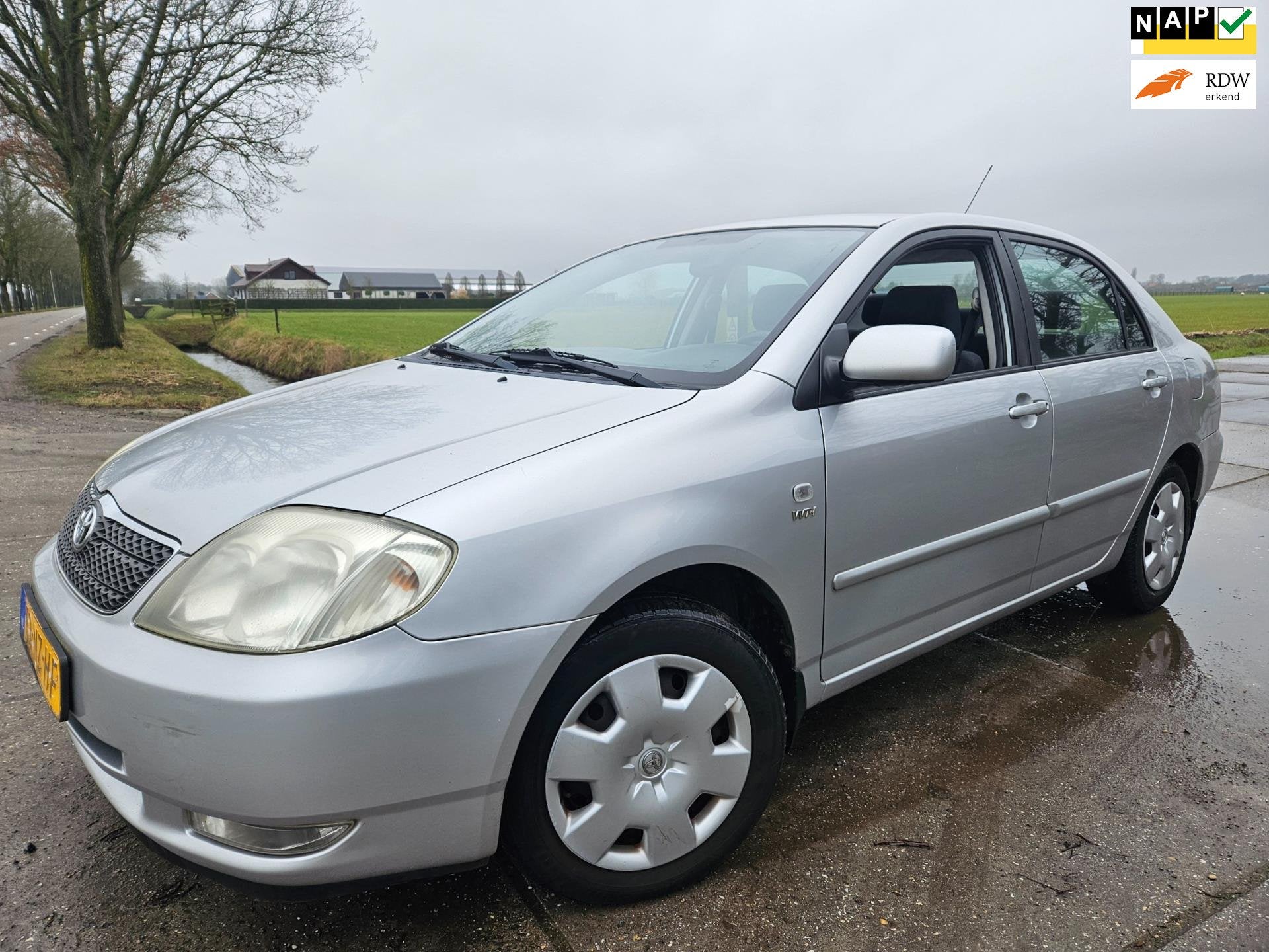 Toyota Corolla 1.6 VVT-i Linea Sol/ clima/ sedan/ 128.000 km, Voorwielaandrijving, 450 kg, Gebruikt, 4 cilinders