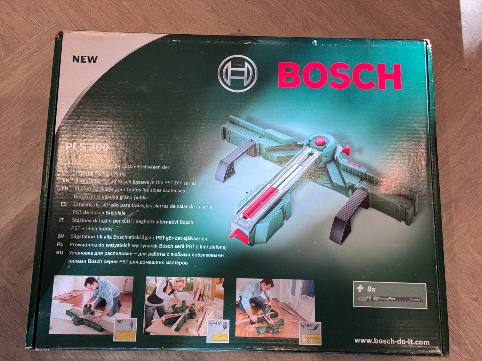 Bosch PLS 300 zaagstation voor decoupeerzagen - Nieuw in doo, Ophalen, Decoupeerzaag, Zo goed als nieuw, 30 tot 70 mm