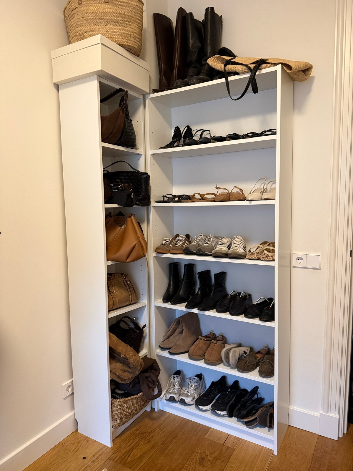 Twee IKEA Billy kasten (80 en 40 cm breed), Met plank(en), 100 tot 150 cm, 200 cm of meer, Ophalen of Verzenden