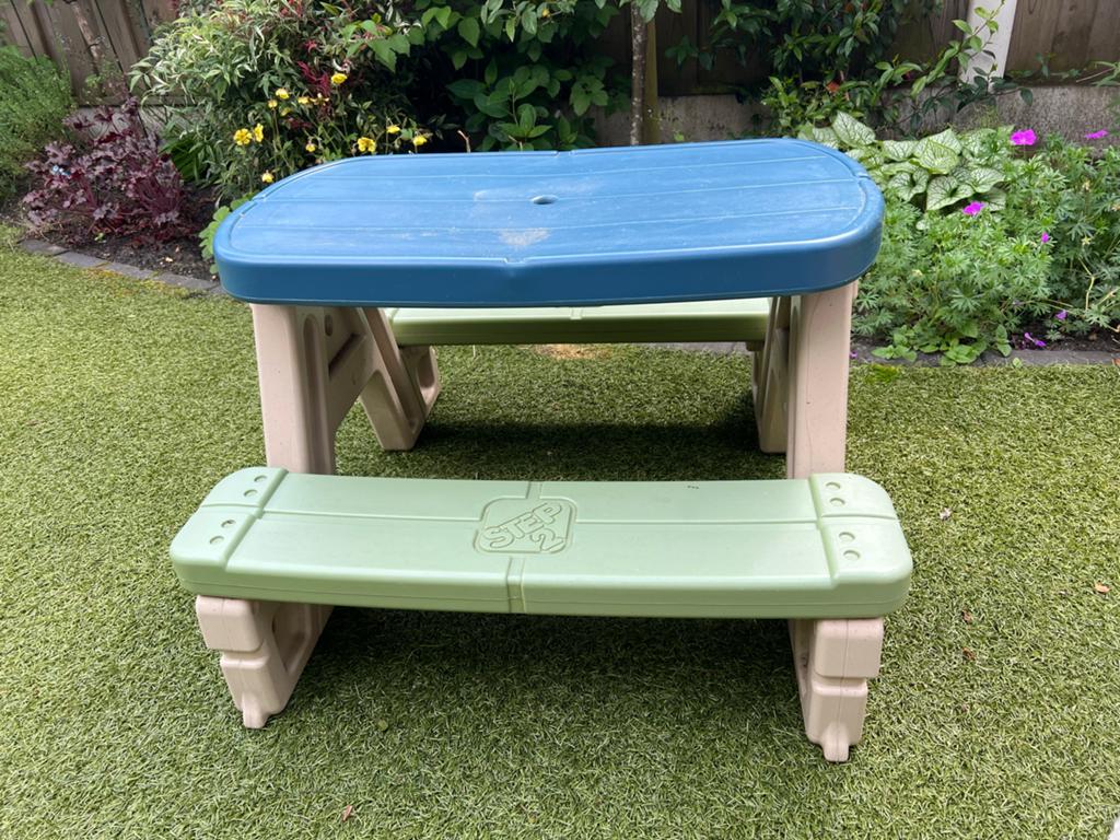 Step2 Picknicktafel voor kinderen, Ophalen, Gebruikt