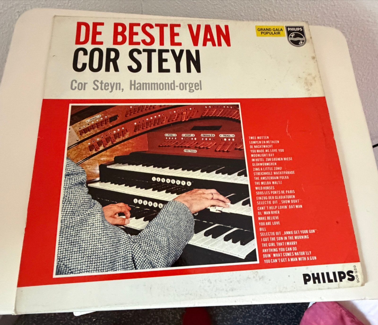 De Beste Van Cor Steyn - Hammond-orgel LP, Cd's en Dvd's, Ophalen of Verzenden, Gebruikt, 12 inch, LP