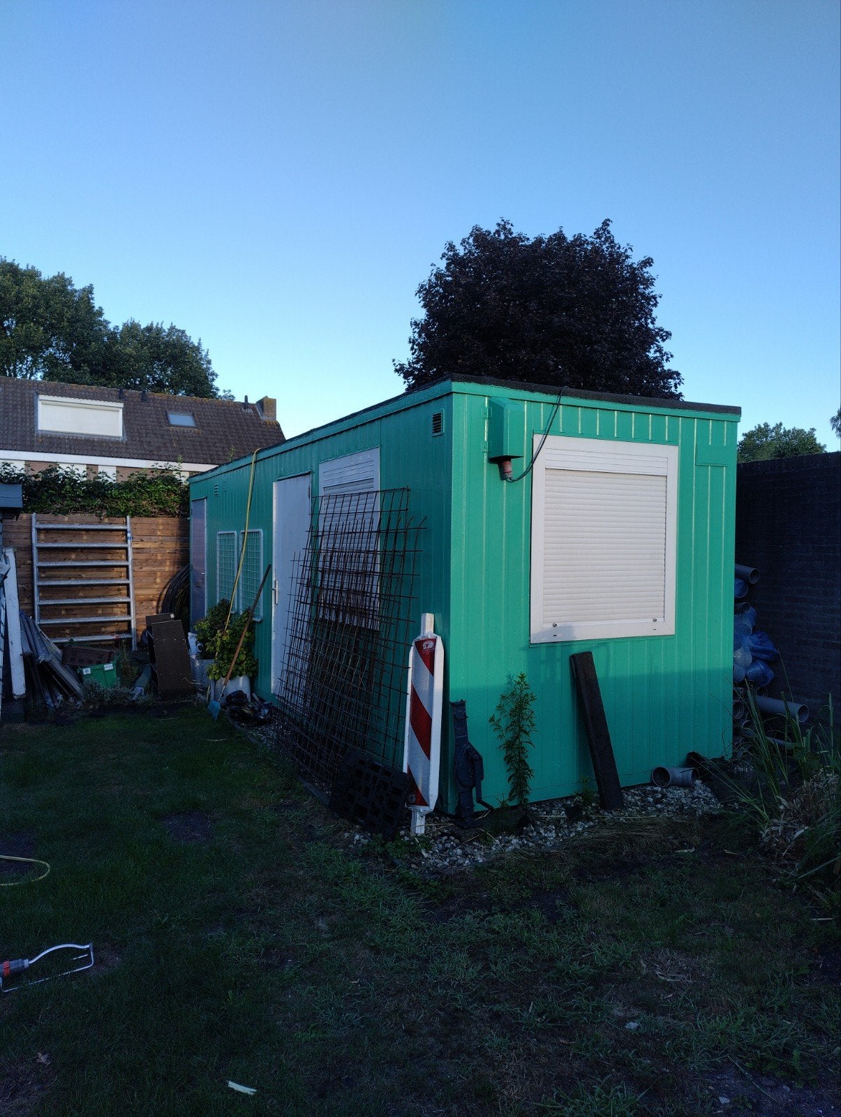 opslagcontainer/tuinhuis kantoorunit woonruimte gratis, Doe-het-zelf en Verbouw, Containers, Ophalen of Verzenden