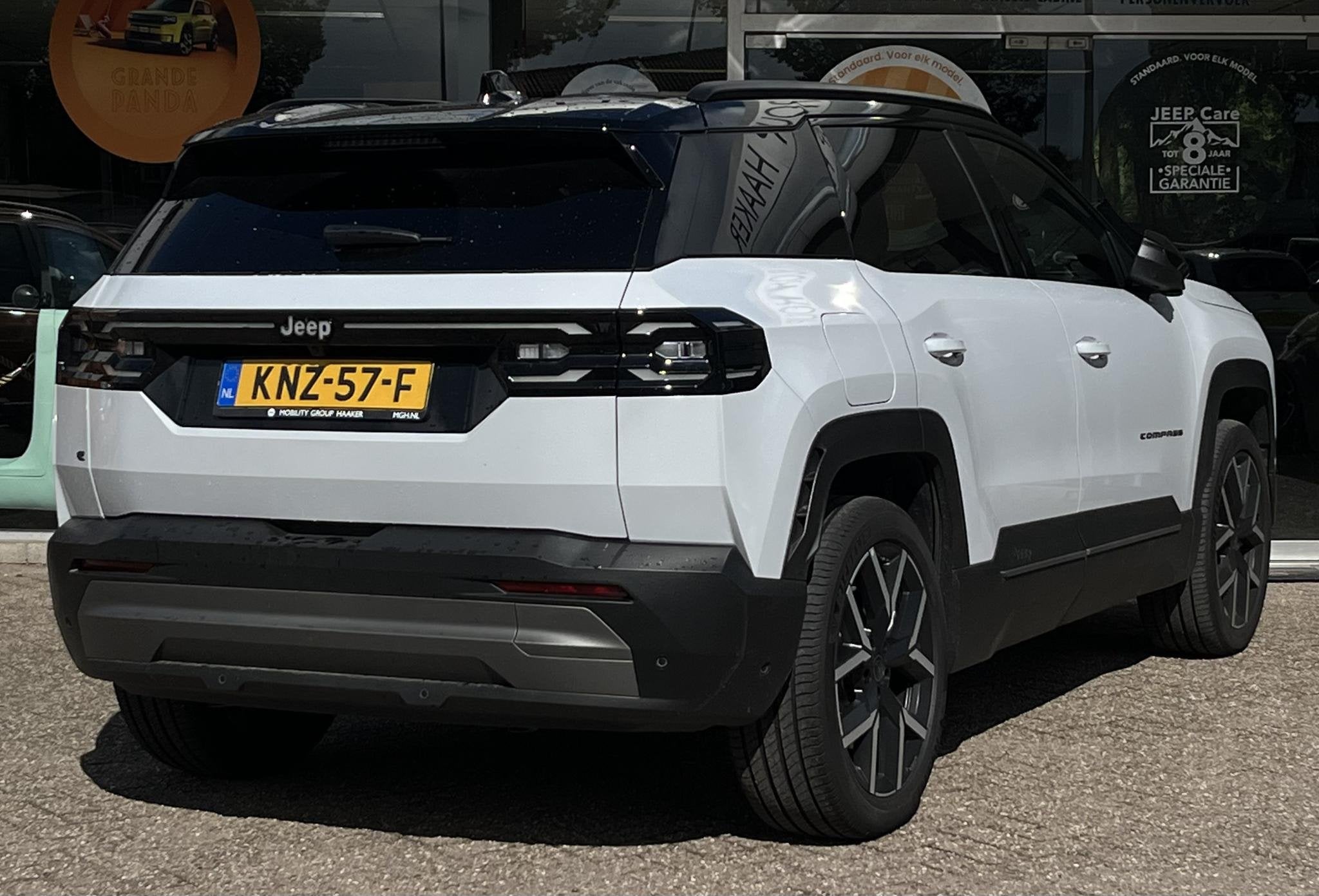 Jeep Compass 1.6 e-Hybrid Plug-In Summit | Schuif-kanteldak, Auto's, 4 cilinders, 1865 kg, Wit, Bedrijf