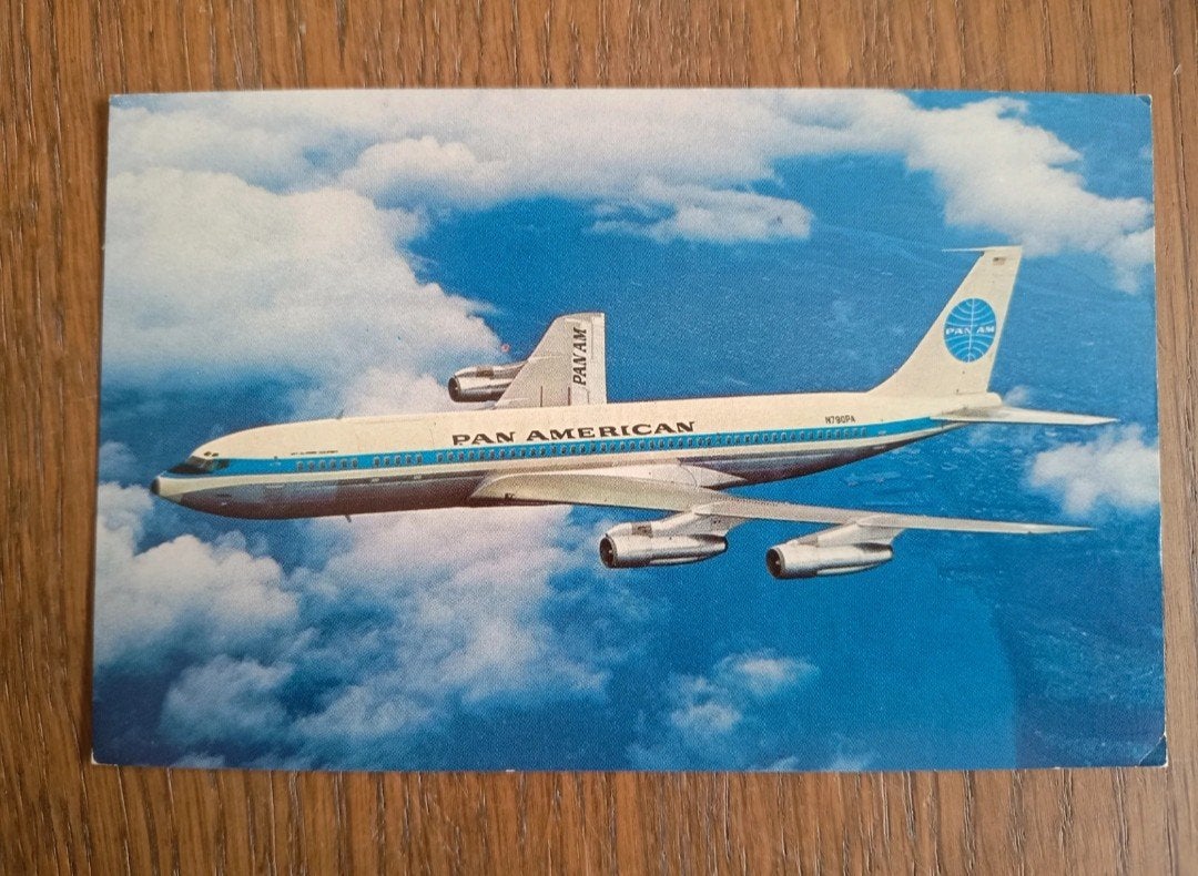 Ansichtkaart Pan Am, Ophalen of Verzenden, Zo goed als nieuw, Kaart, Foto of Prent