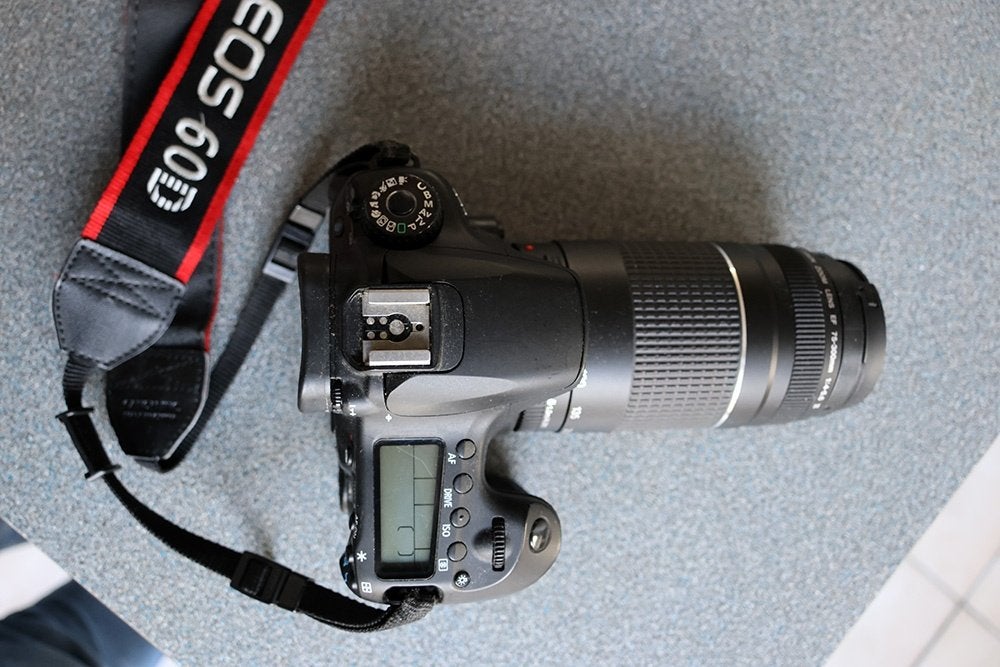 AF-camera Canon EOS 60D met Canon zoomlens 75-300mm, Audio, Tv en Foto, Fotocamera's Digitaal, Gebruikt, Spiegelreflex, Canon