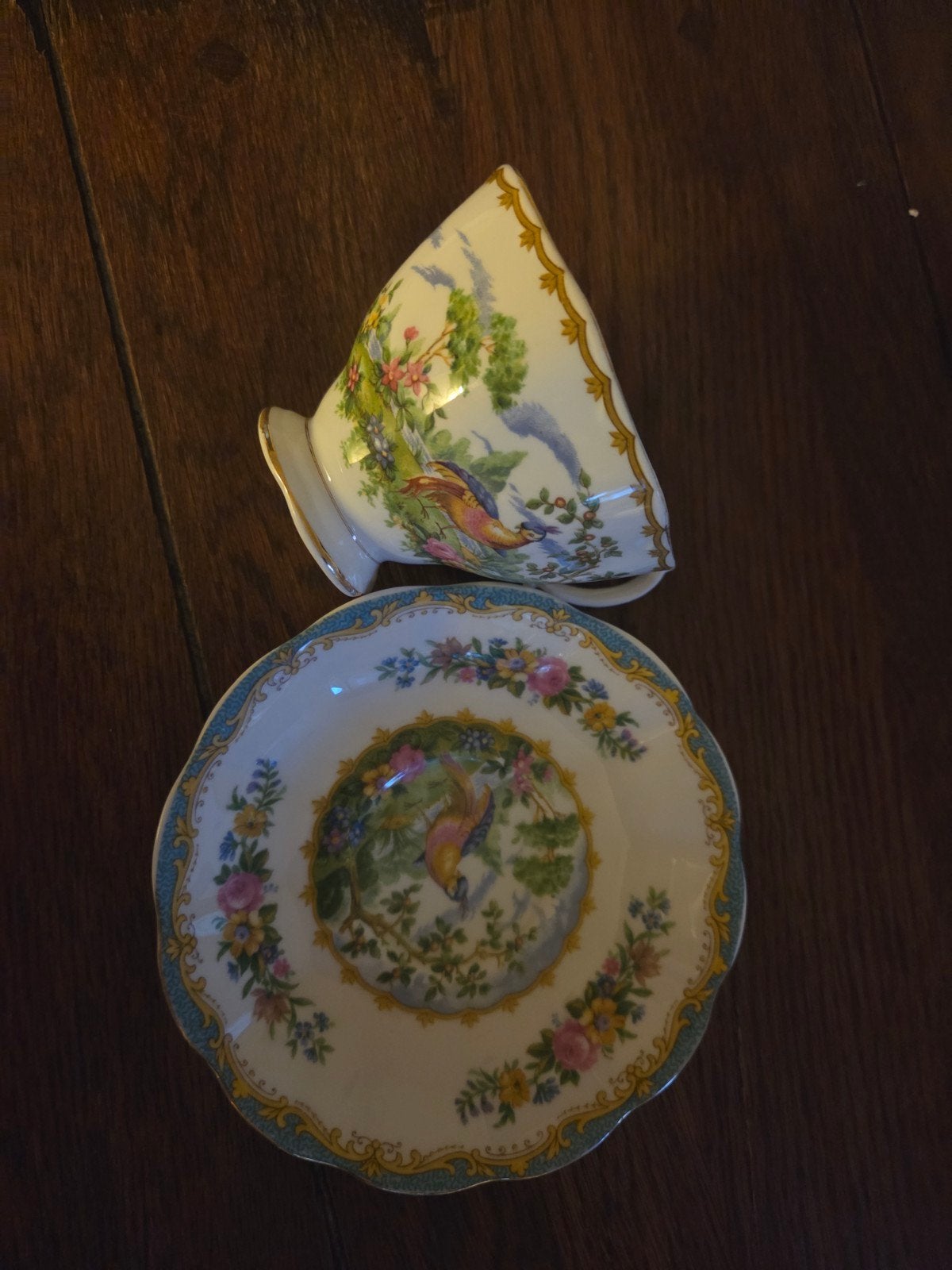Royal Albert Copeland theekop en schotel - Vintage, Ophalen of Verzenden