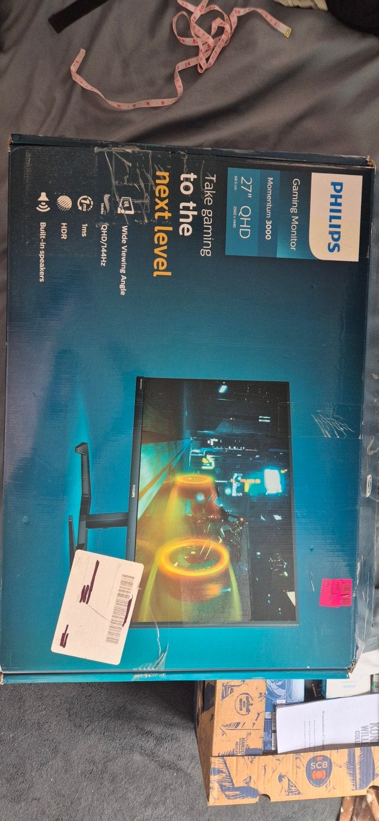 Philips Gaming Monitor - Zo goed als nieuw, 2K, 144Hz, HDR, Computers en Software, Monitoren, Philips, Ingebouwde speakers, 101 t/m 150 Hz