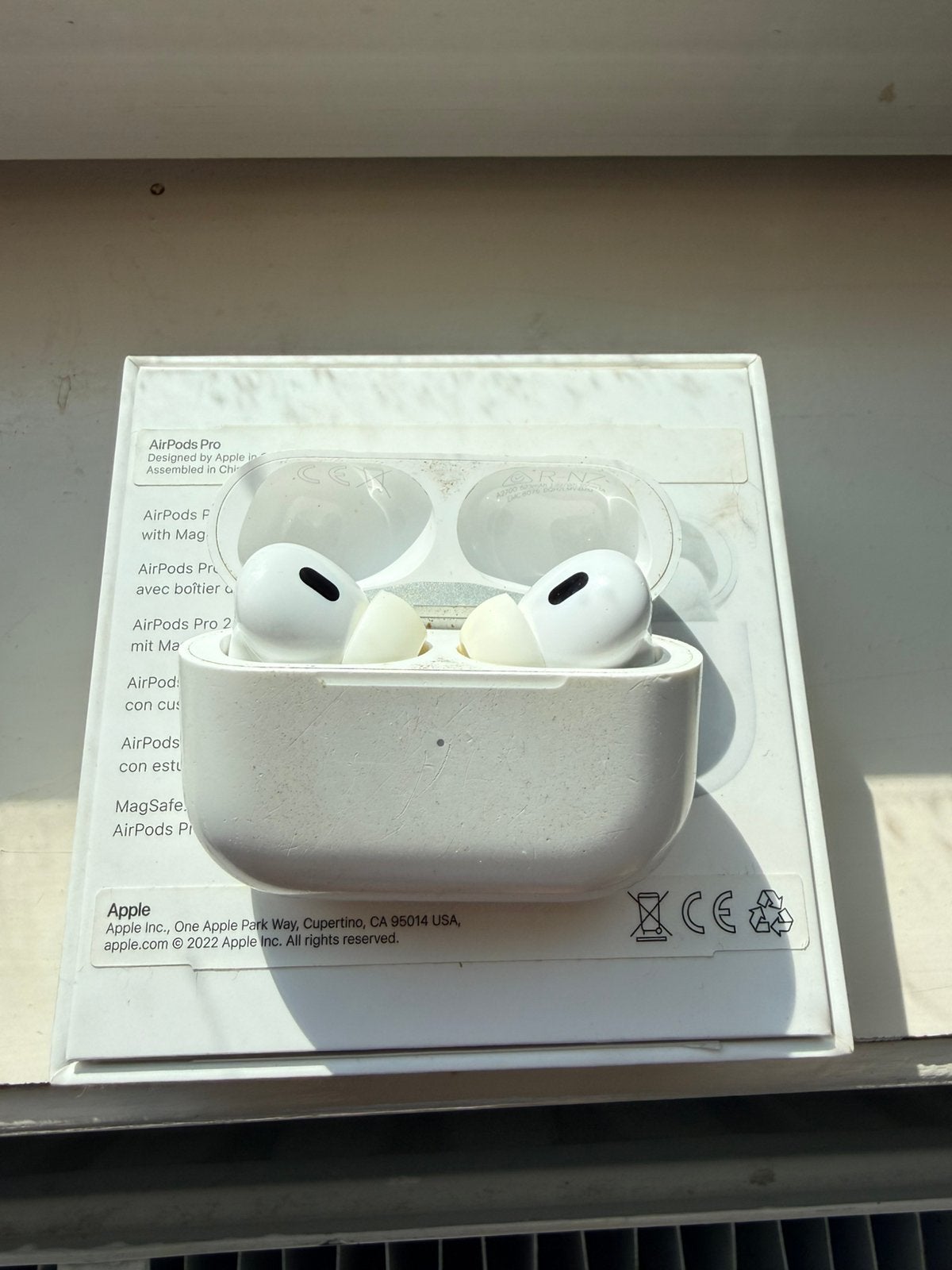 Apple Airpods Pro 2e generatie, Telecommunicatie, Mobiele telefoons | Oordopjes, Ophalen, In gehoorgang (in-ear), Apple, Wit