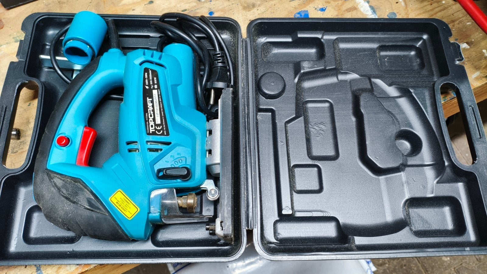 TOPCRAFT Decoupeerzaag - Zo goed als nieuw, Doe-het-zelf en Verbouw, Gereedschap | Zaagmachines, Ophalen, Decoupeerzaag, Zo goed als nieuw