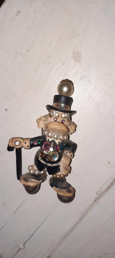 Vintage opzetspeld Dagobert Duck., Ophalen of Verzenden