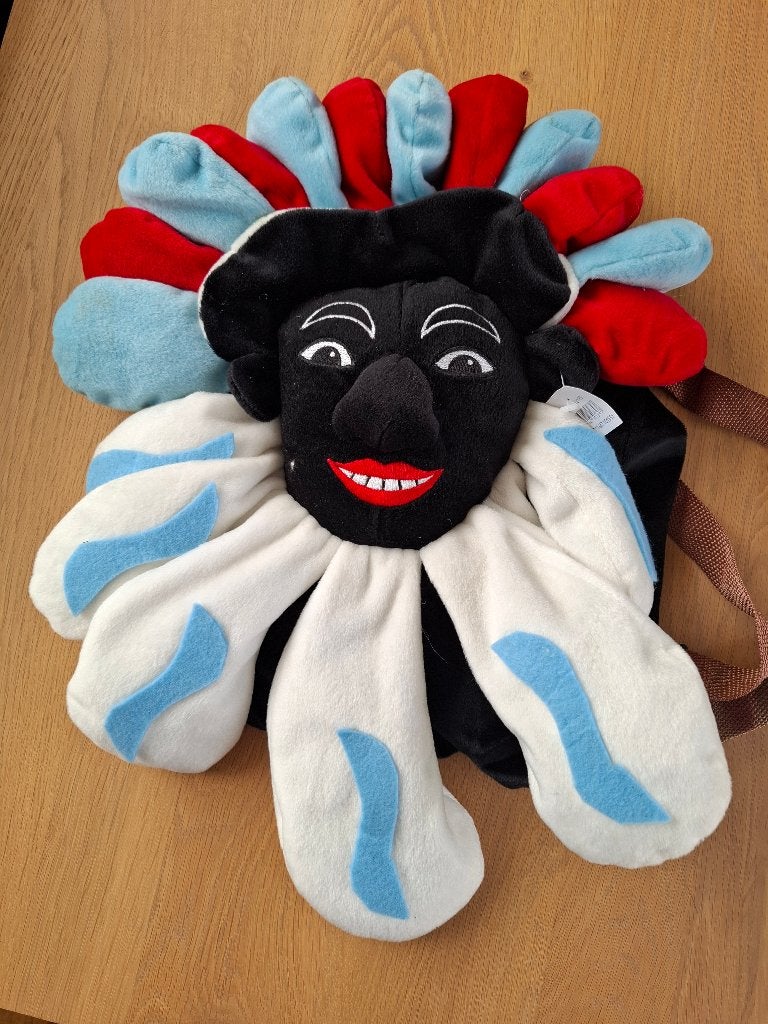Zwarte Piet Rugzak Vintage NOOIT GEBRUIKT, Diversen, Sinterklaas, Ophalen of Verzenden, Nieuw