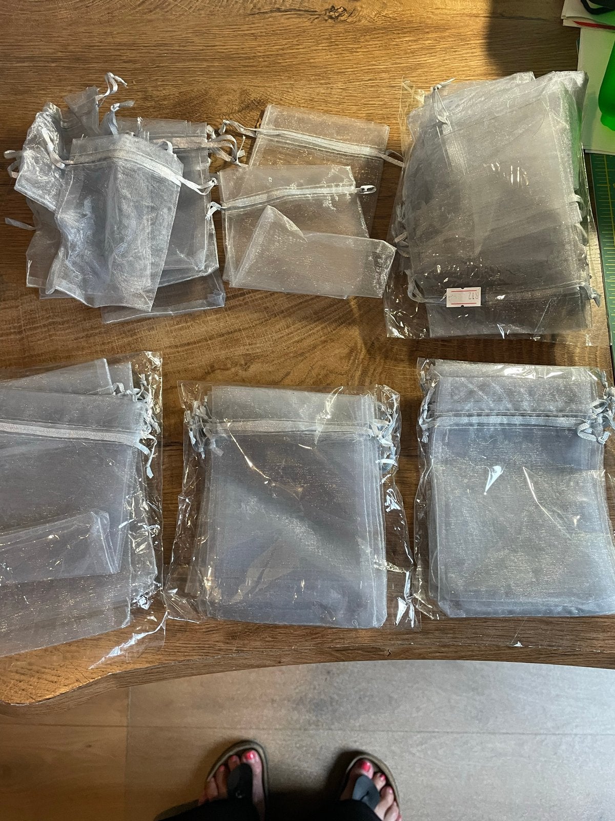Organza sieraden zakjes - Diverse kleuren en maten, Ophalen of Verzenden, Nieuw