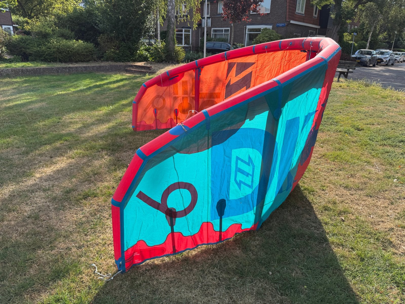 North Dice 2016 9m Kitesurf Kite, Watersport en Boten, Kitesurfen, Gebruikt, 9 m², Geen board, Ophalen of Verzenden