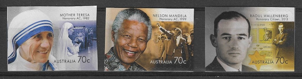 AUSTRALIE 2015, mi 4381/83 "Honoured by AU" s/a postfris, Ophalen of Verzenden, Postfris