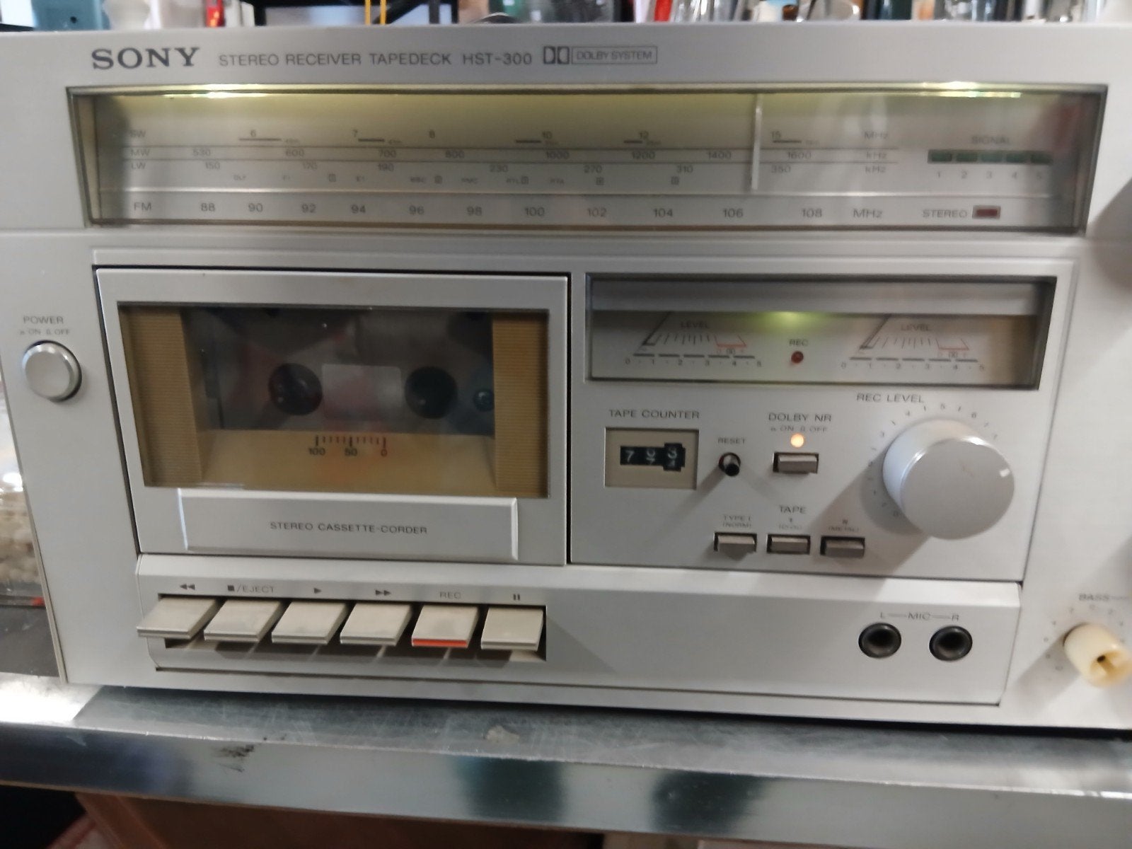 Sony HST-300 Stereo Receiver Tapedeck - Vintage Audio, Gebruikt, Cassettedeck, Sony, Losse componenten